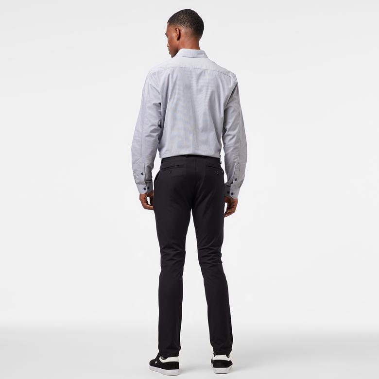 Erkek Slim Fit Siyah Pantolon