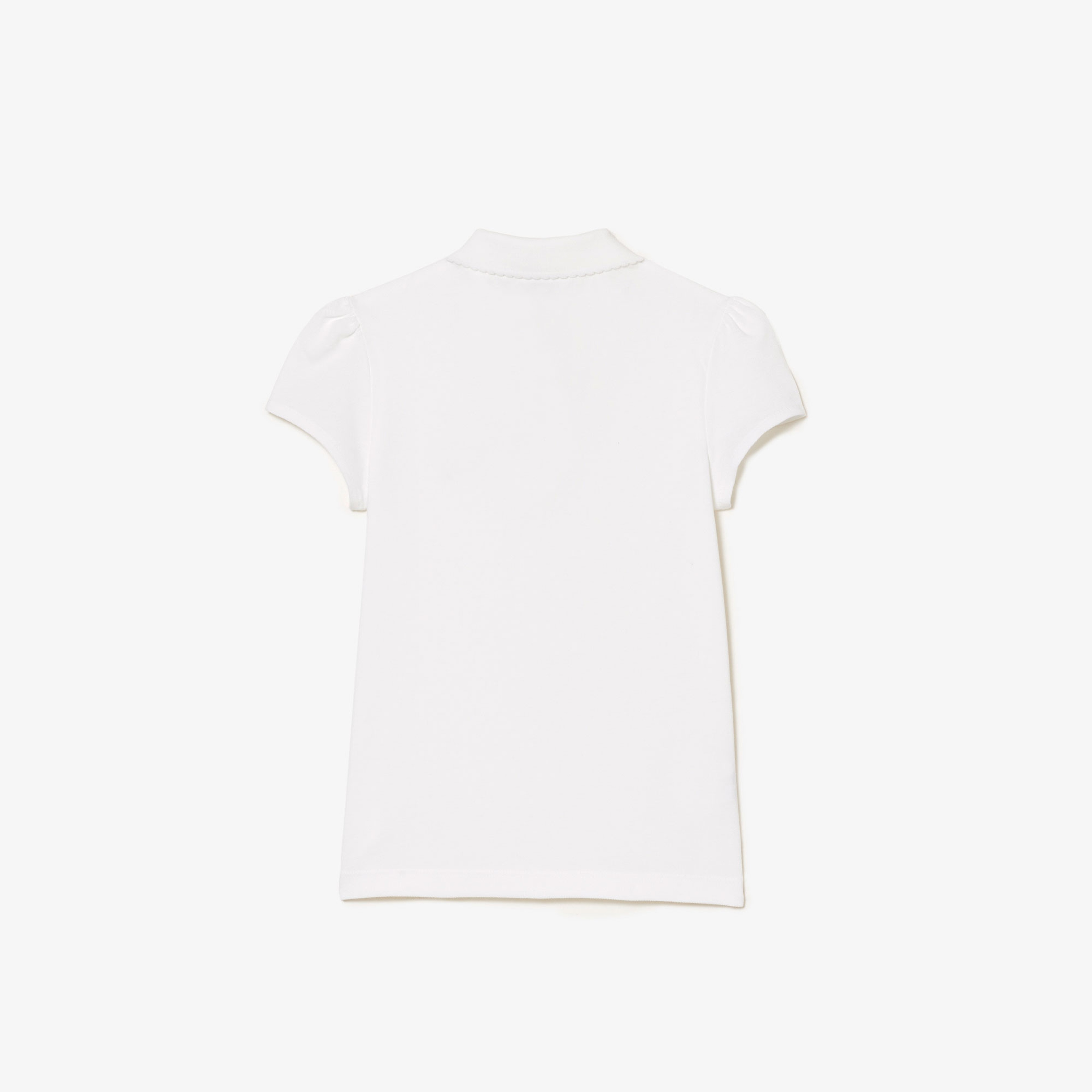 Kız Çocuk Beyaz Polo