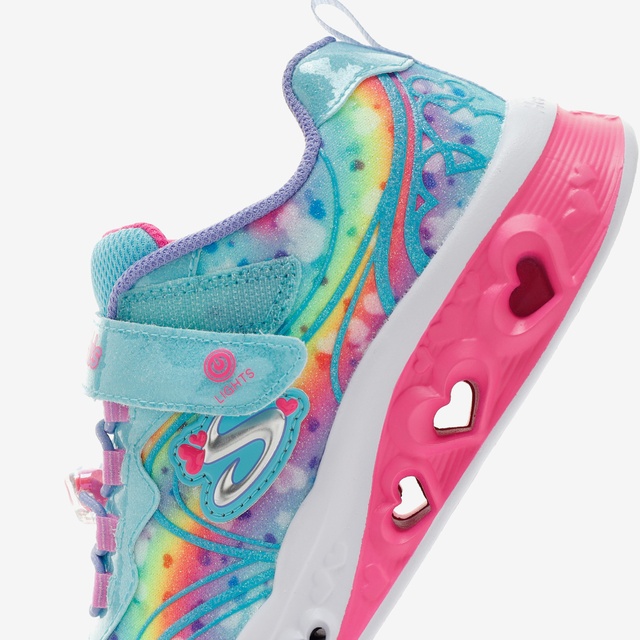 Skechers Skechers Flutter Heart Lights Çocuk Işıklı Mavi Spor Ayakkabı Occasion'da! Mavi - 9. görsel