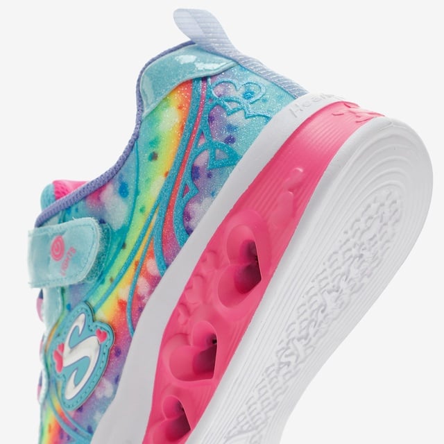 Skechers Skechers Flutter Heart Lights Çocuk Işıklı Mavi Spor Ayakkabı Occasion'da! Mavi - 8. görsel