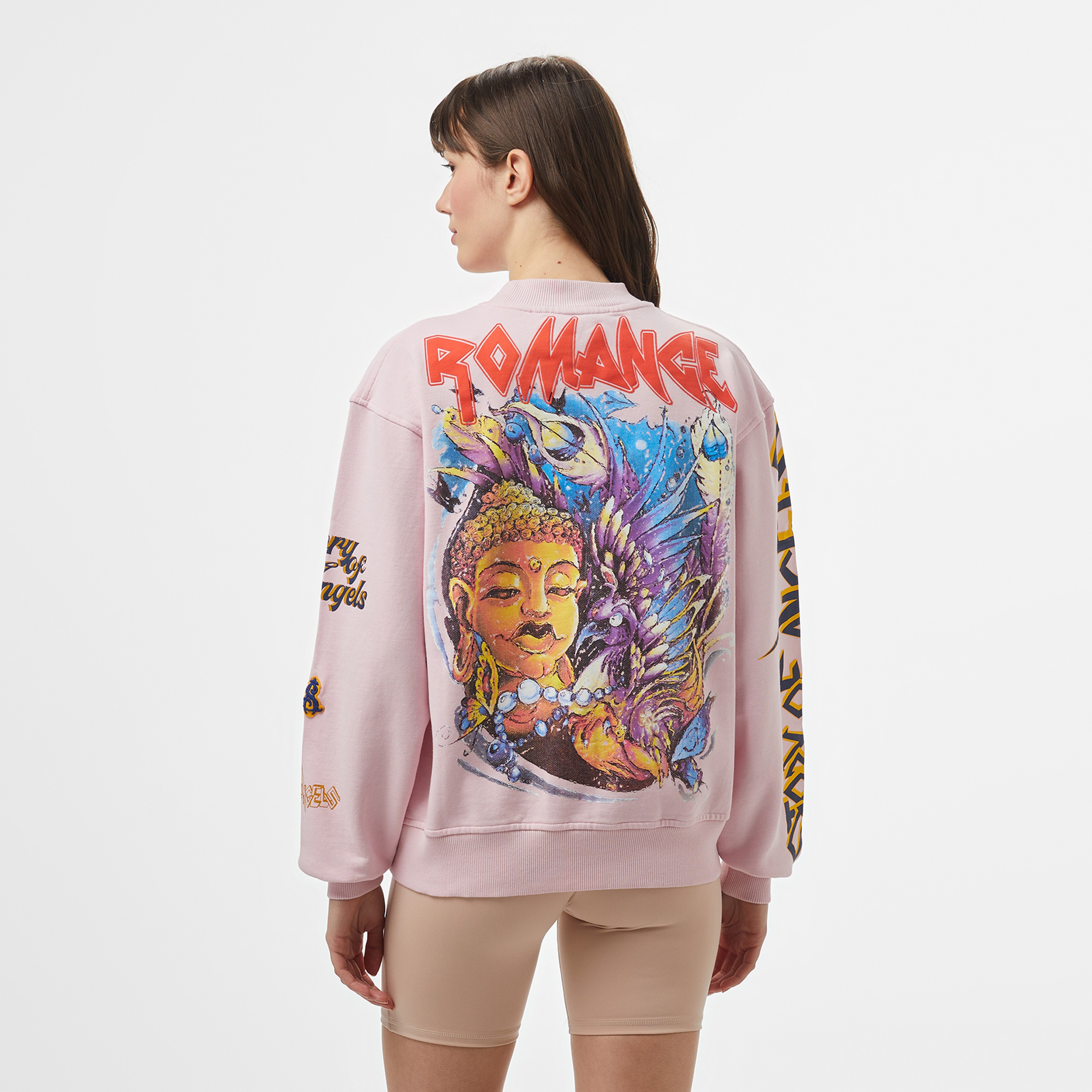 Story Of Angels Budha Dream Water Colour Erkek Pembe T-Shirt