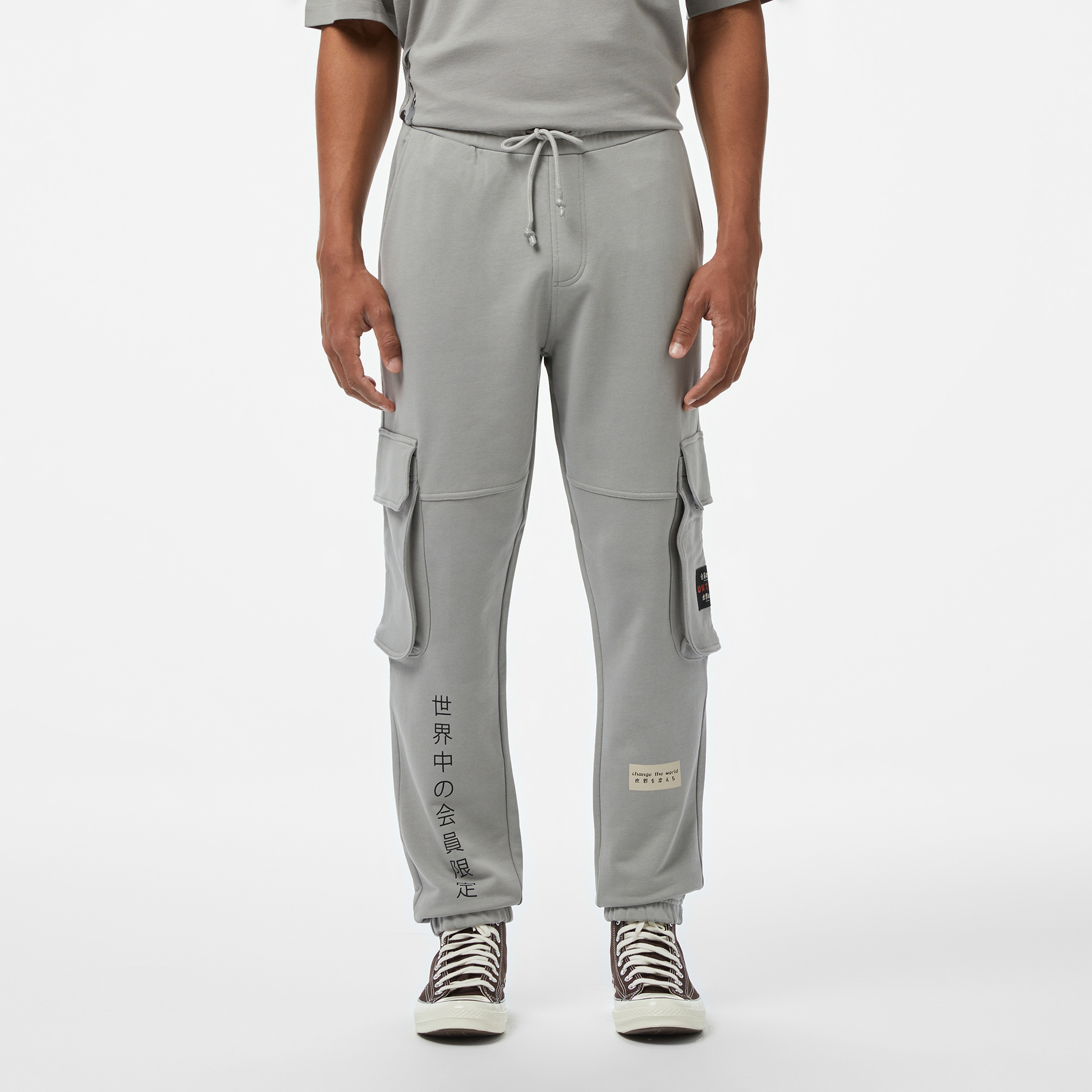 UNITED4 Erkek Gri Pantolon