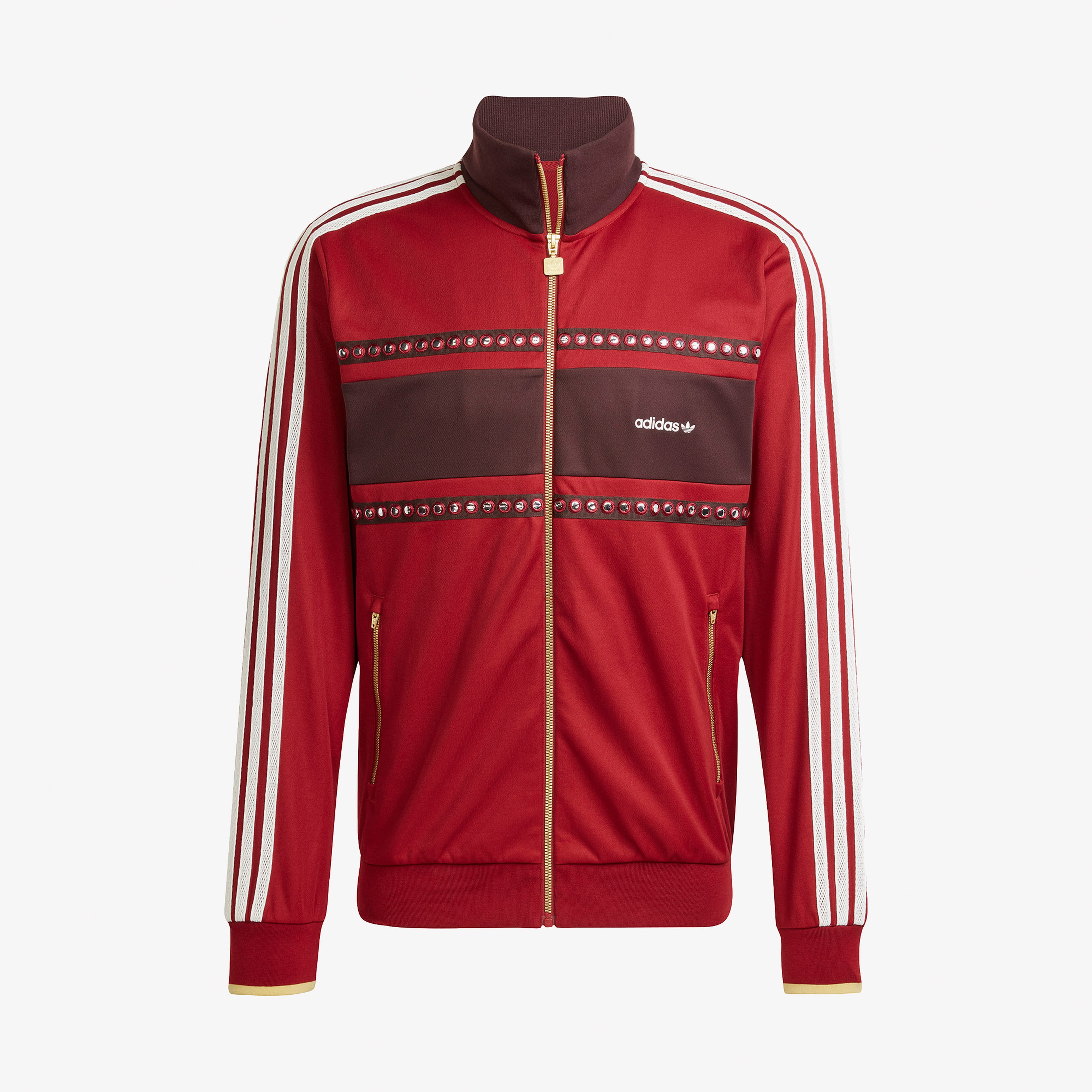 adidas Retro Sport Cricket Inspired Erkek Kırmızı Eşofman Üstü
