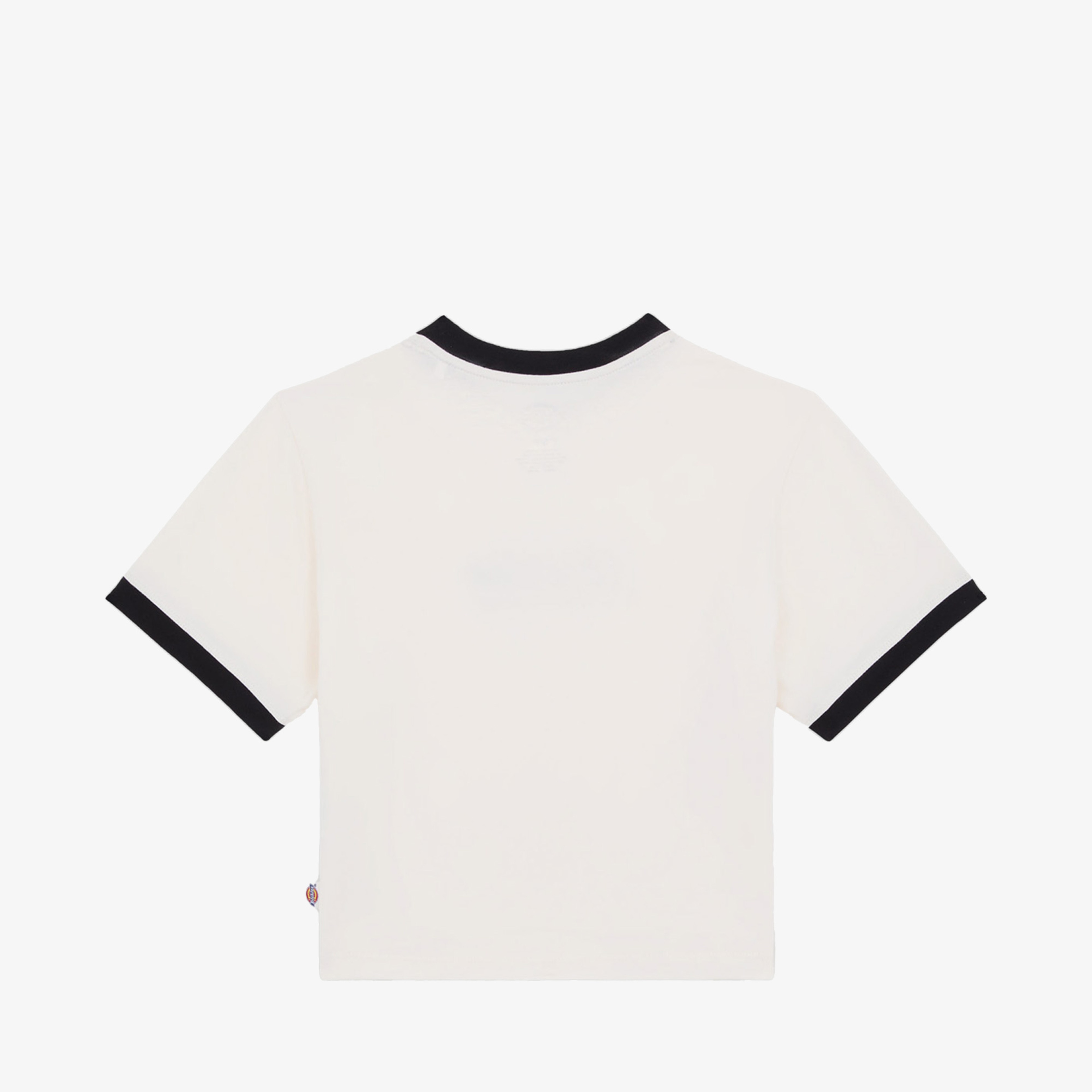 Dickies Lewiston Ringer Kadın Beyaz Crop T-Shirt