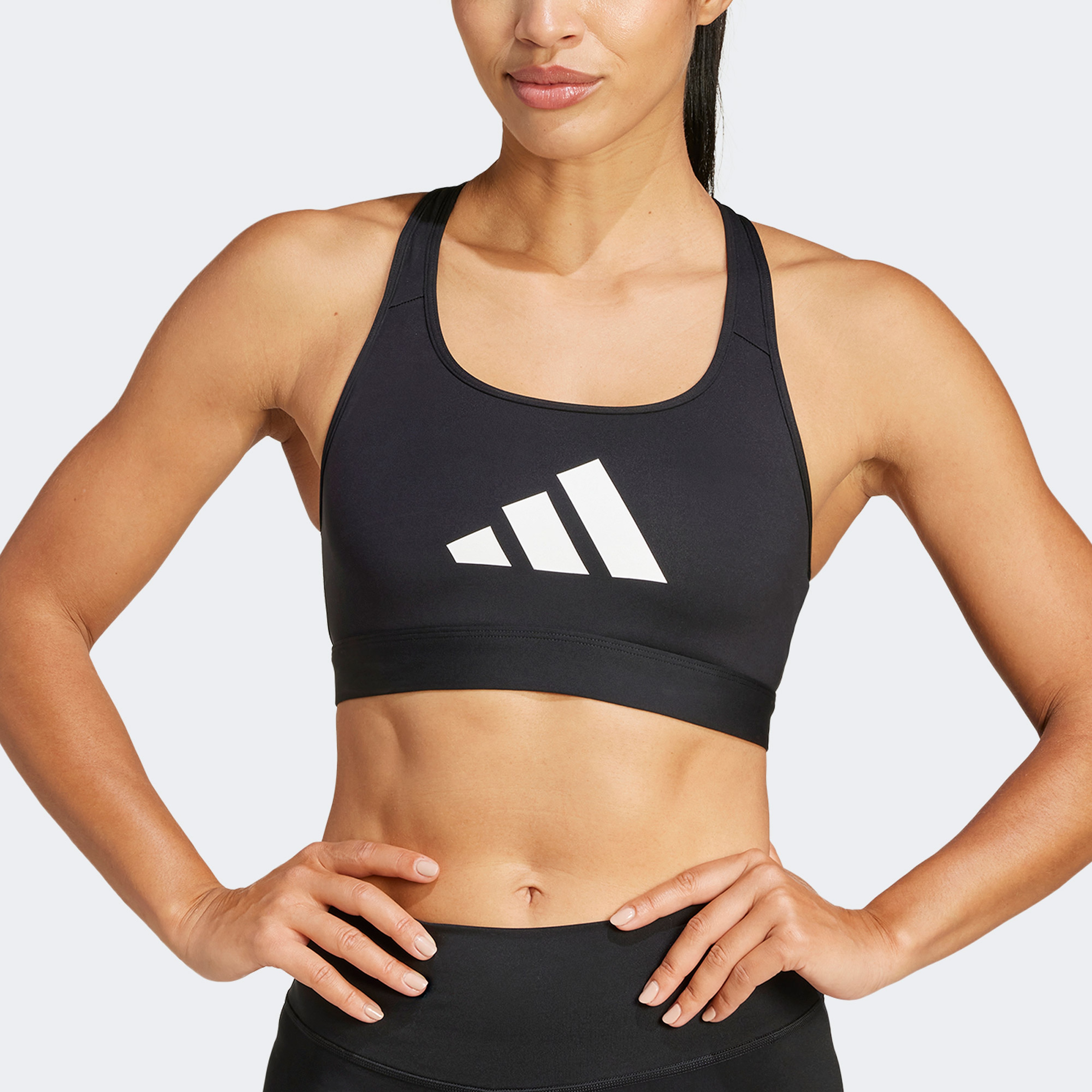 adidas Powerreact Graphic Kadın Siyah Bra