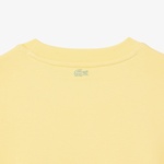 Lacoste Oversized Fit Pleated Kadın Sarı Eşofman Üstü