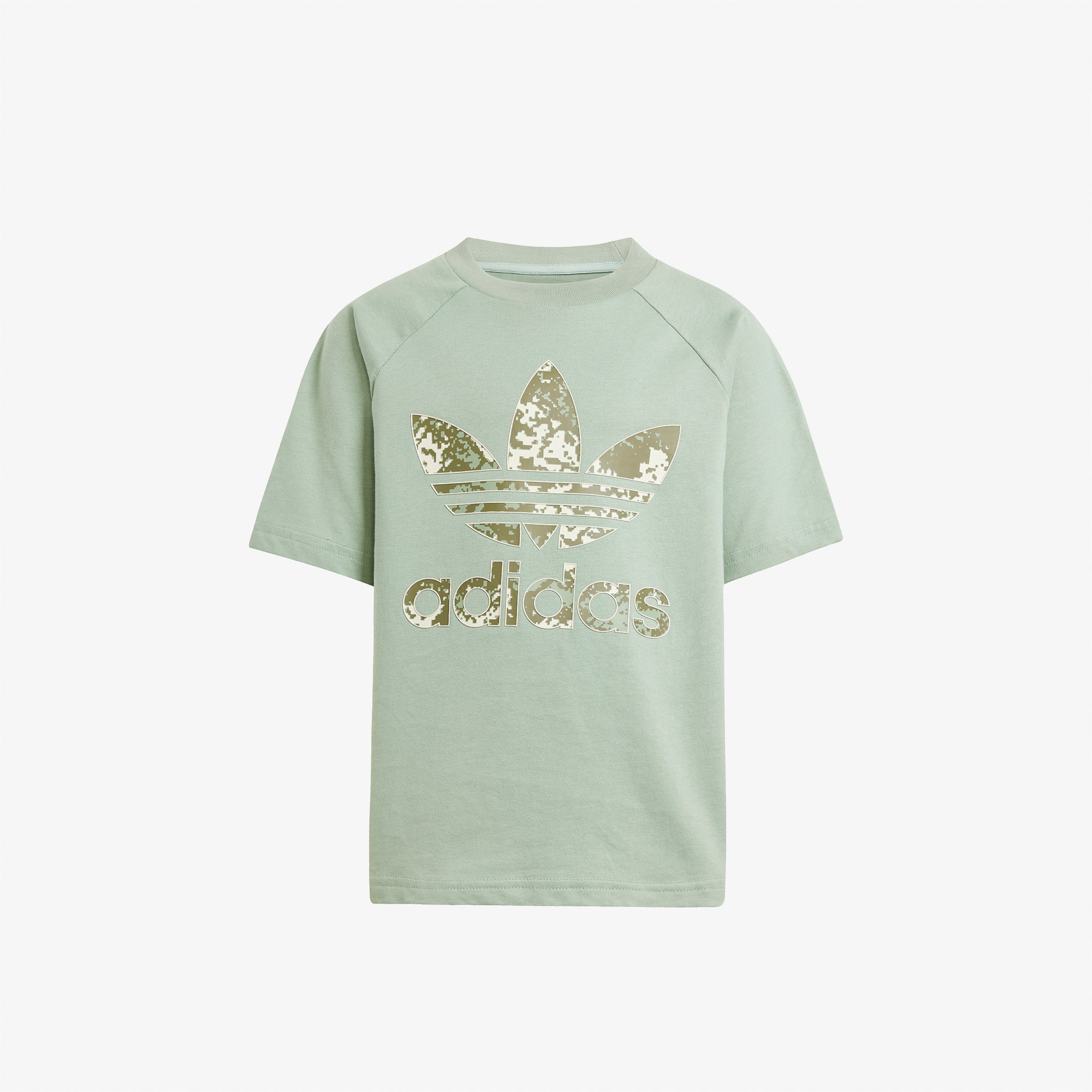 adidas Short Tee Set Çocuk Yeşil Şort Takımı