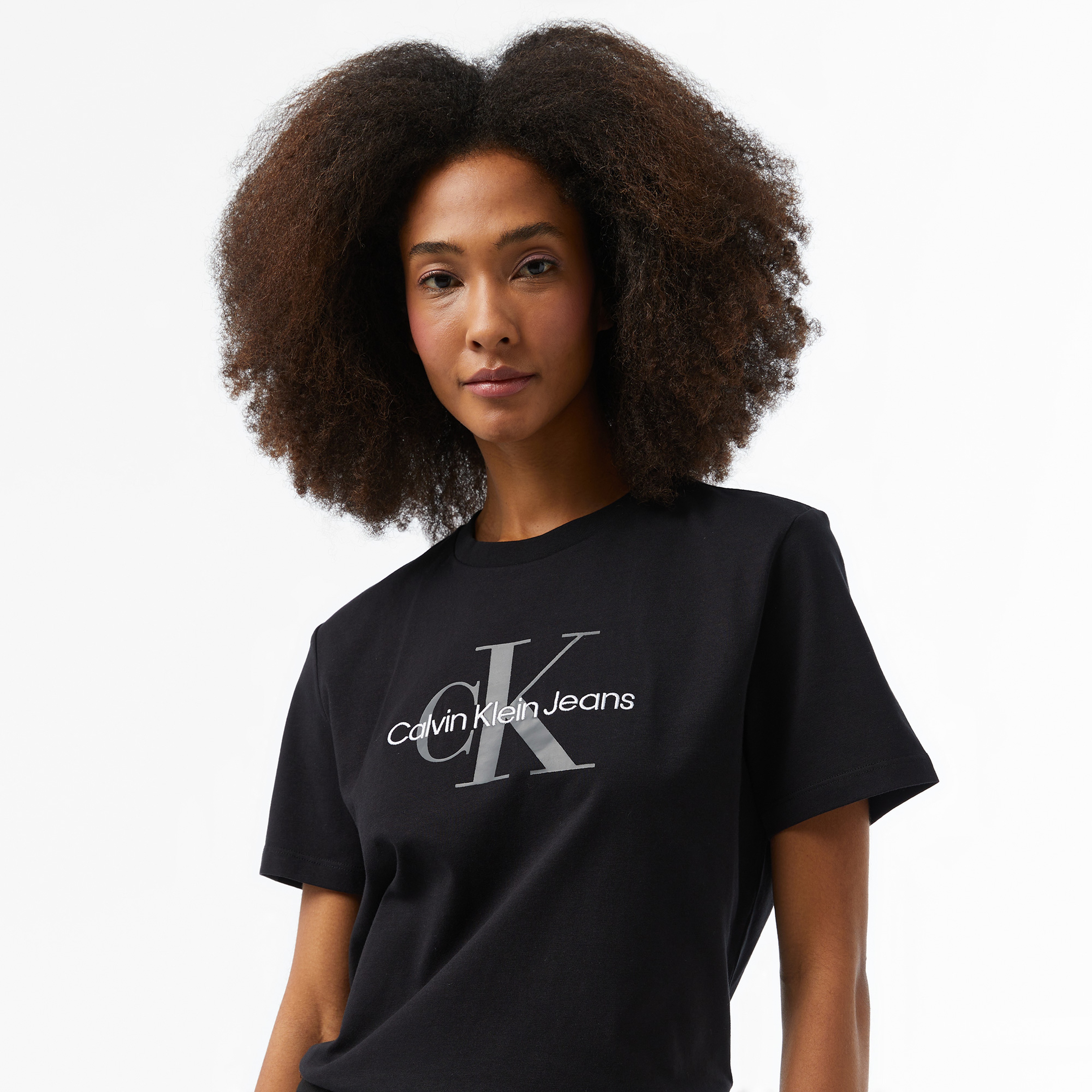Calvin Klein Kadın Siyah T-Shirt