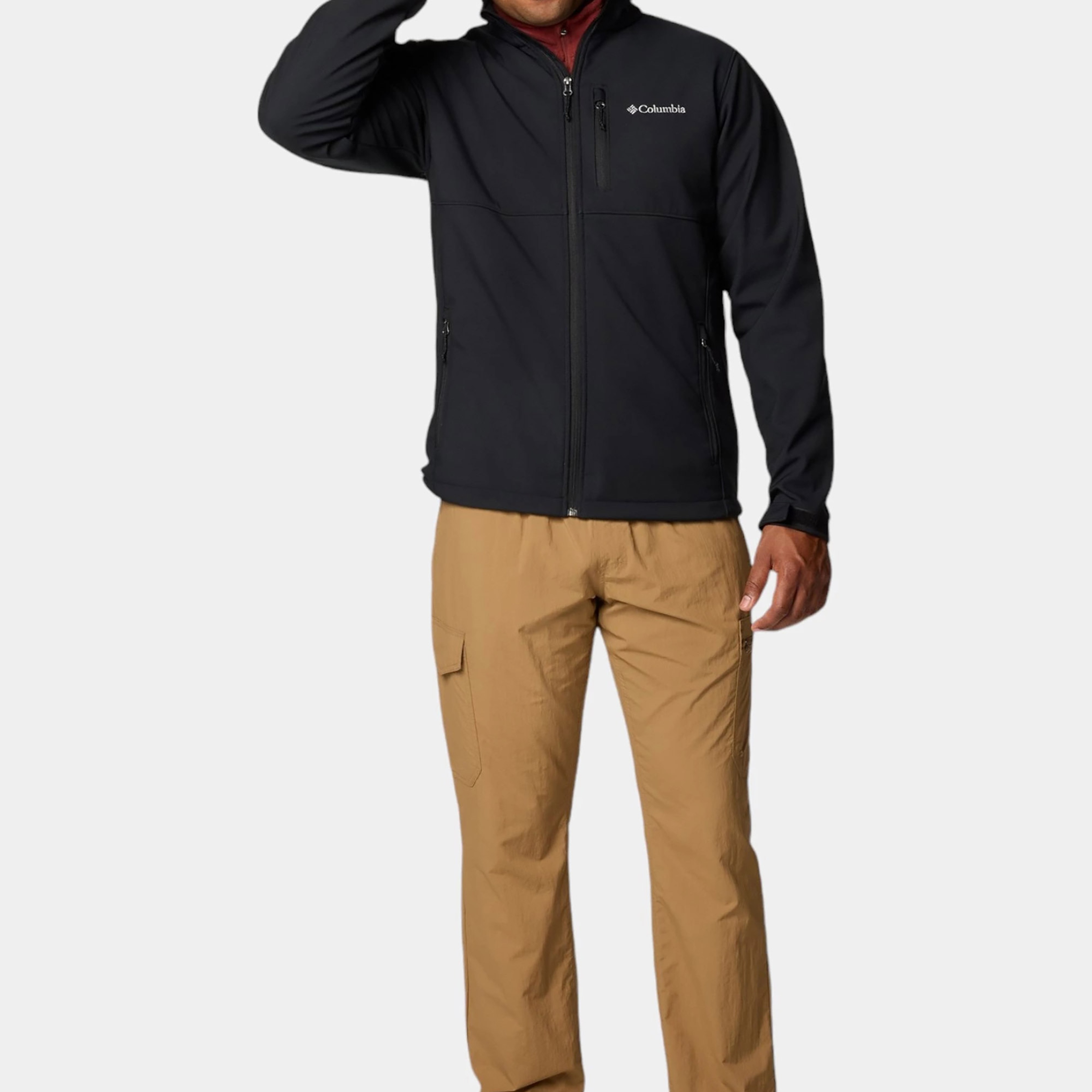 Columbia Ascender Softshell Erkek Siyah Günlük Ceket