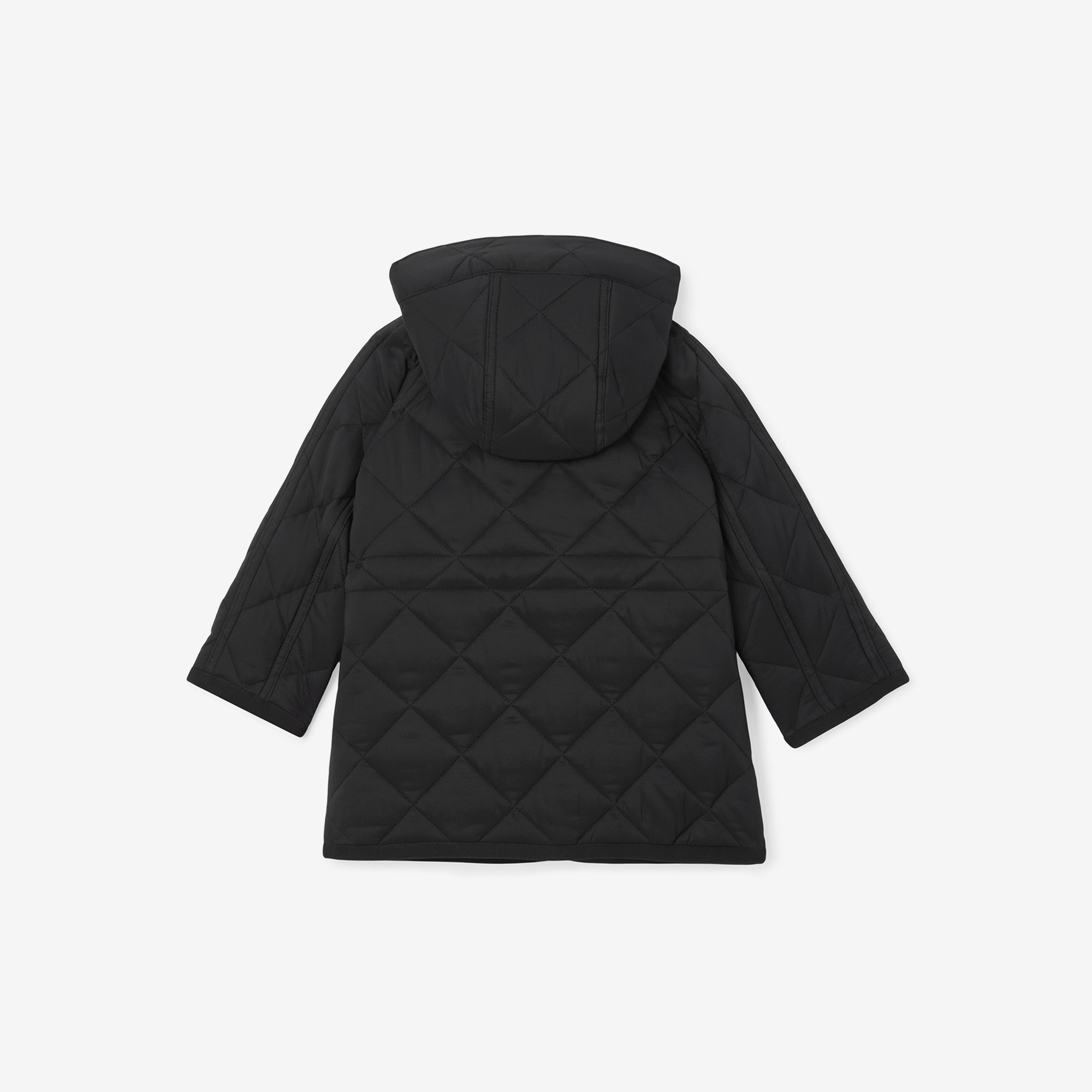 Burberry Siyah Düğmeli Bebek Mont