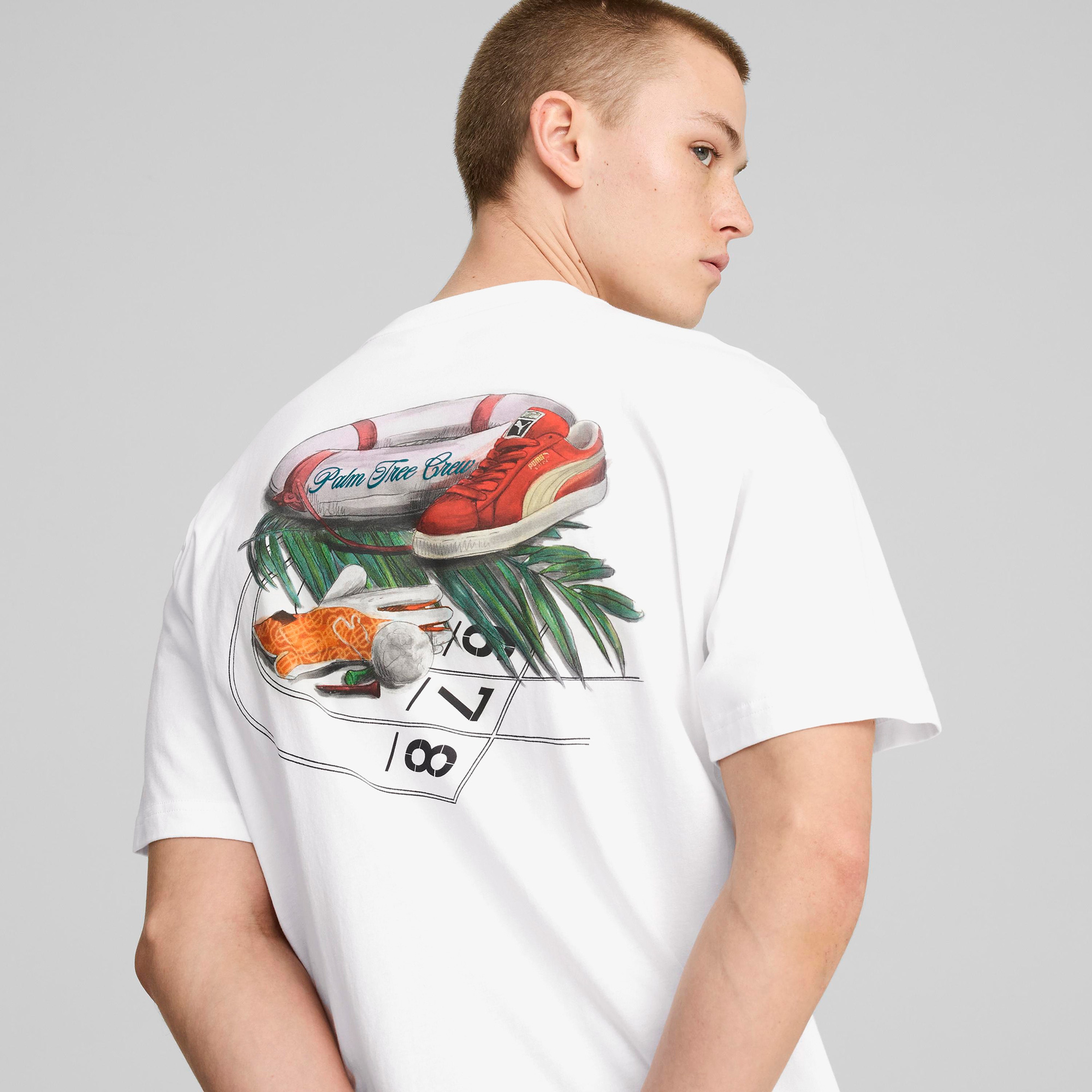 Puma X Ptc Graphic Unisex Beyaz T-Shirt
