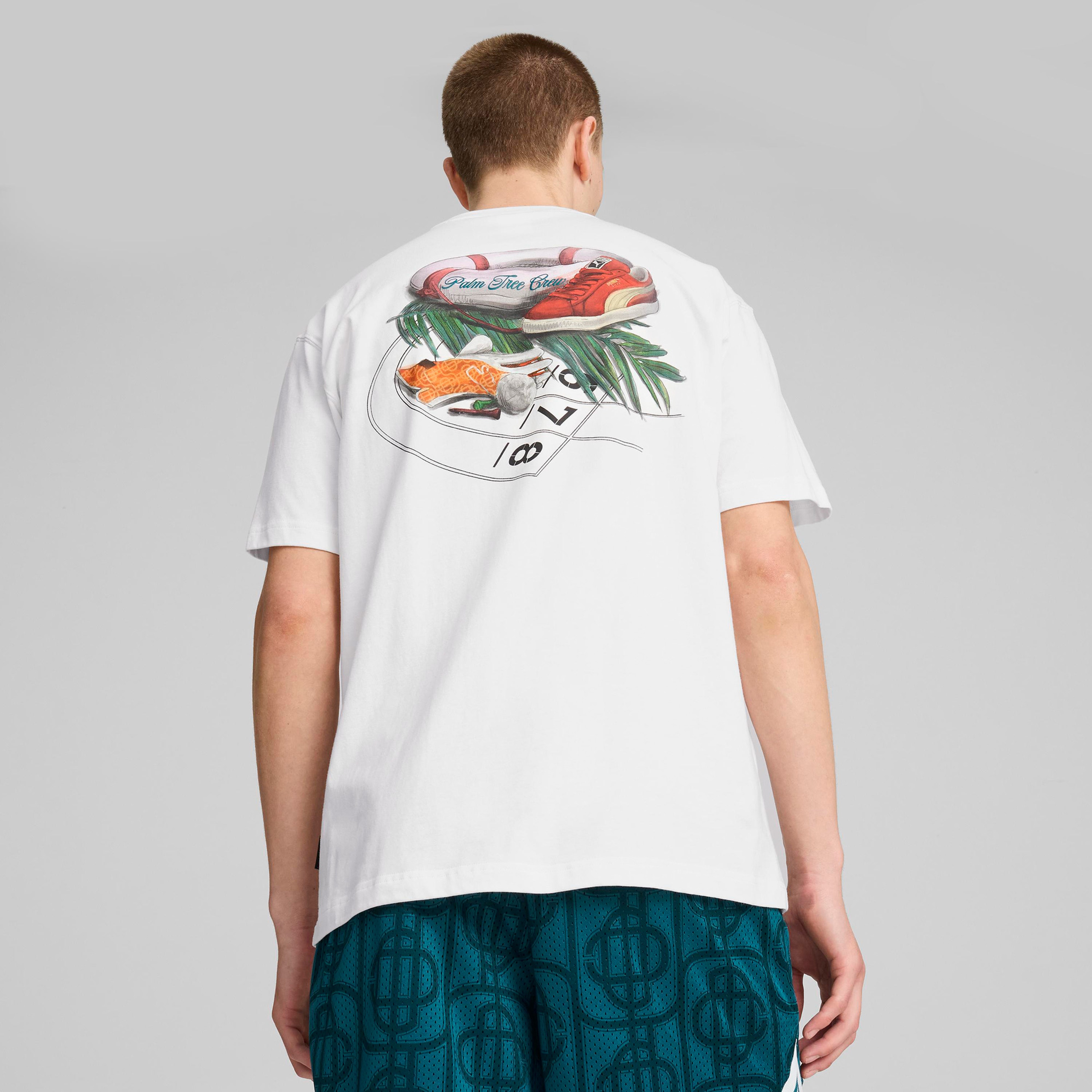 Puma X Ptc Graphic Unisex Beyaz T-Shirt
