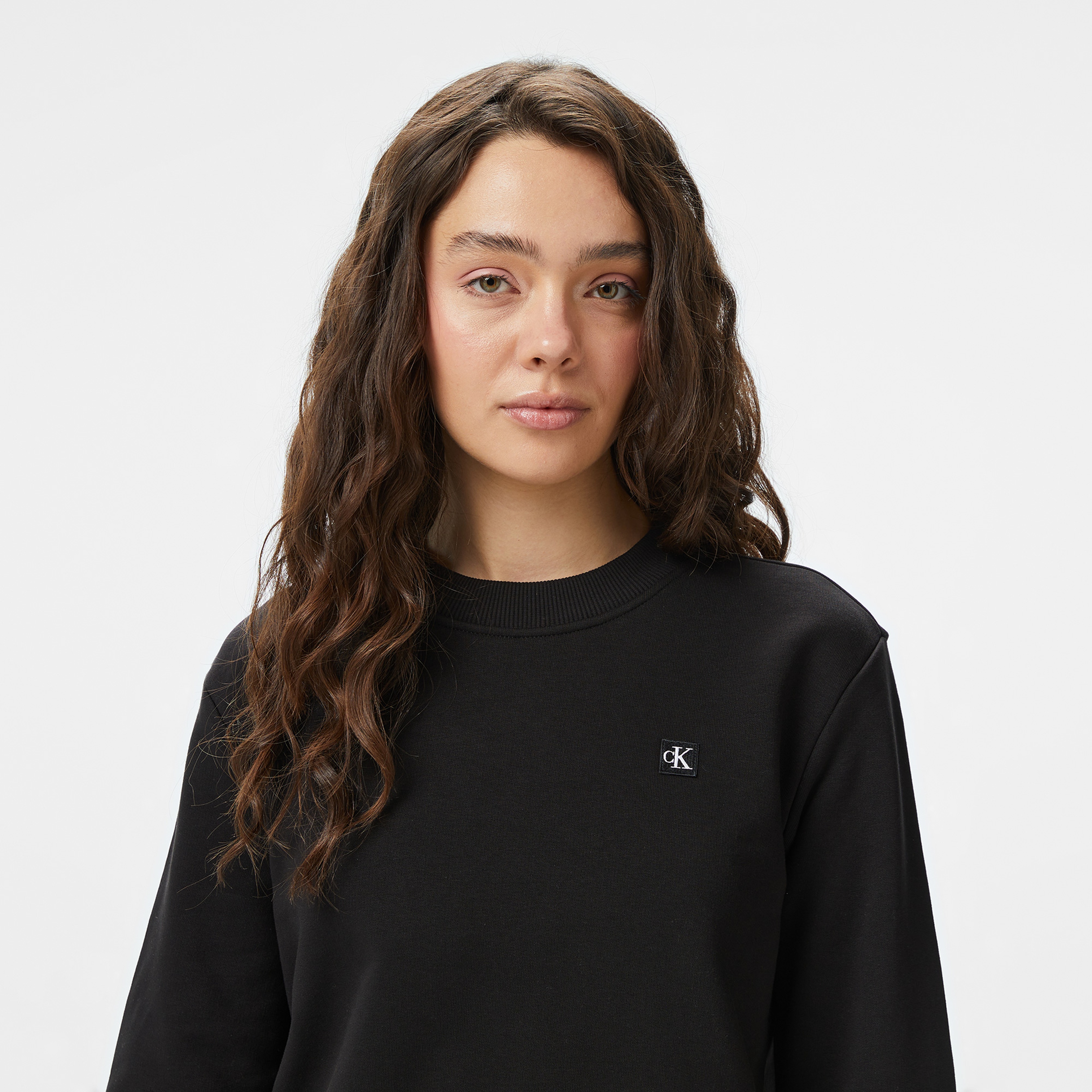 Calvin Klein Jeans Kadın Siyah Sweatshirt