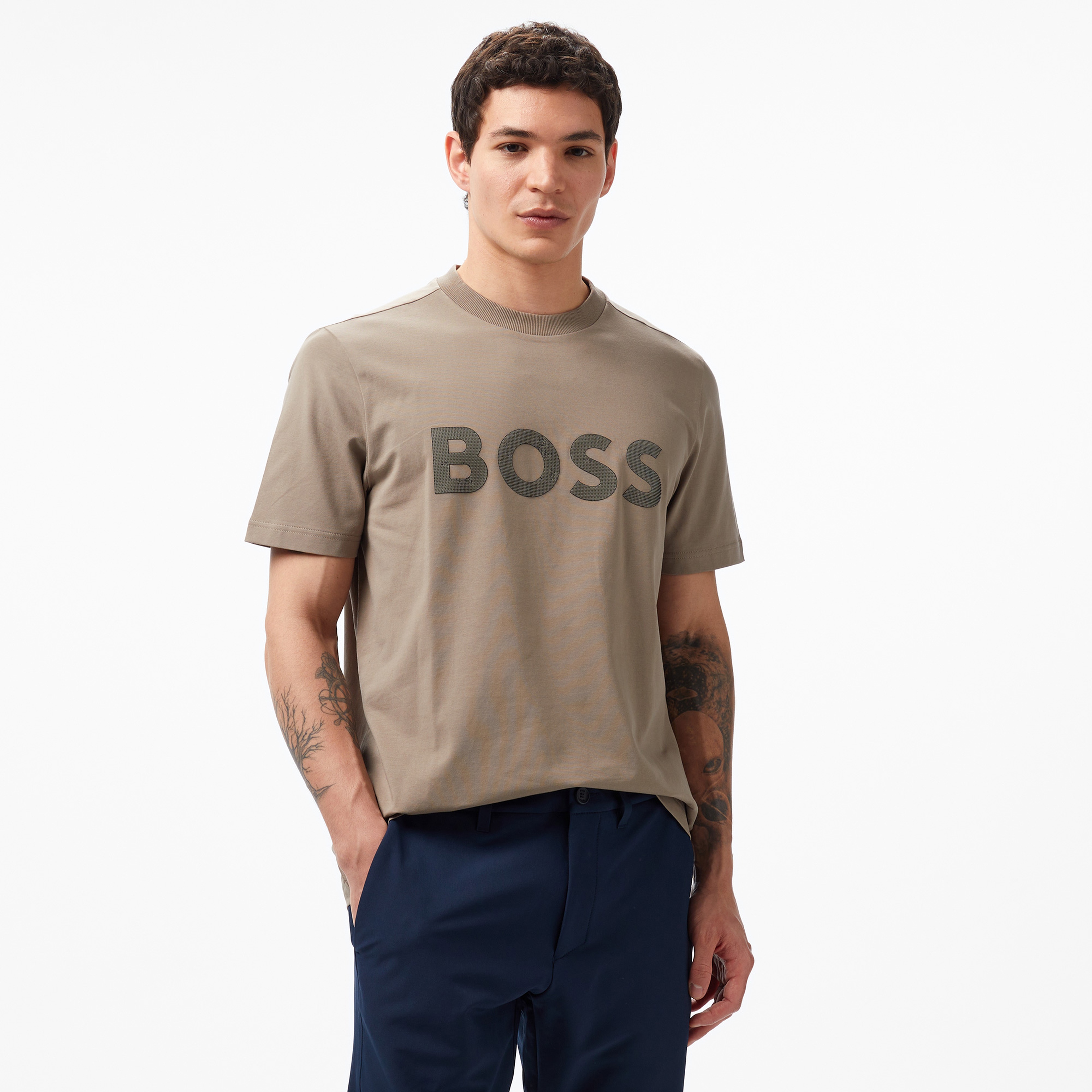 Boss Erkek Yeşil T-Shirt