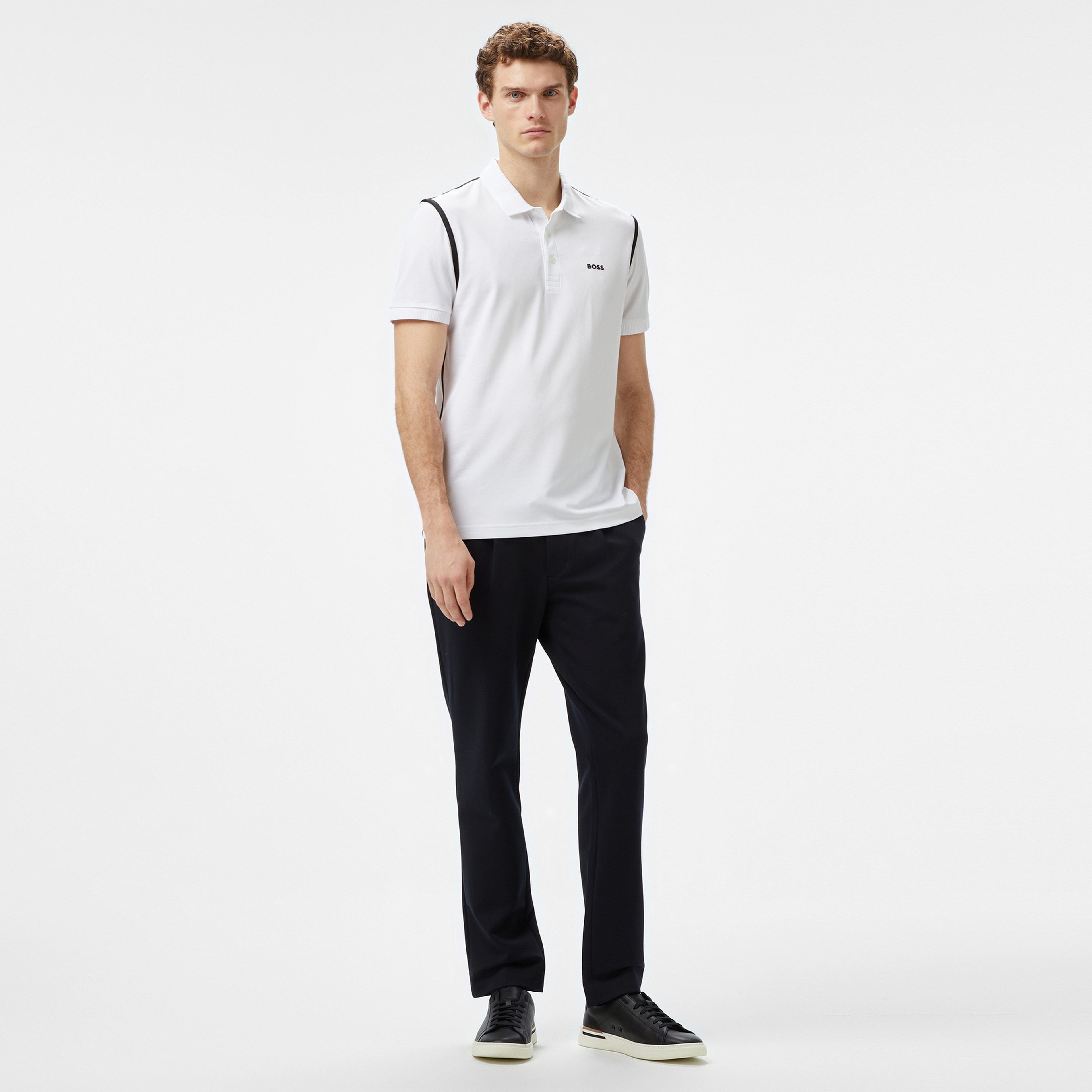 Boss Erkek Beyaz Polo