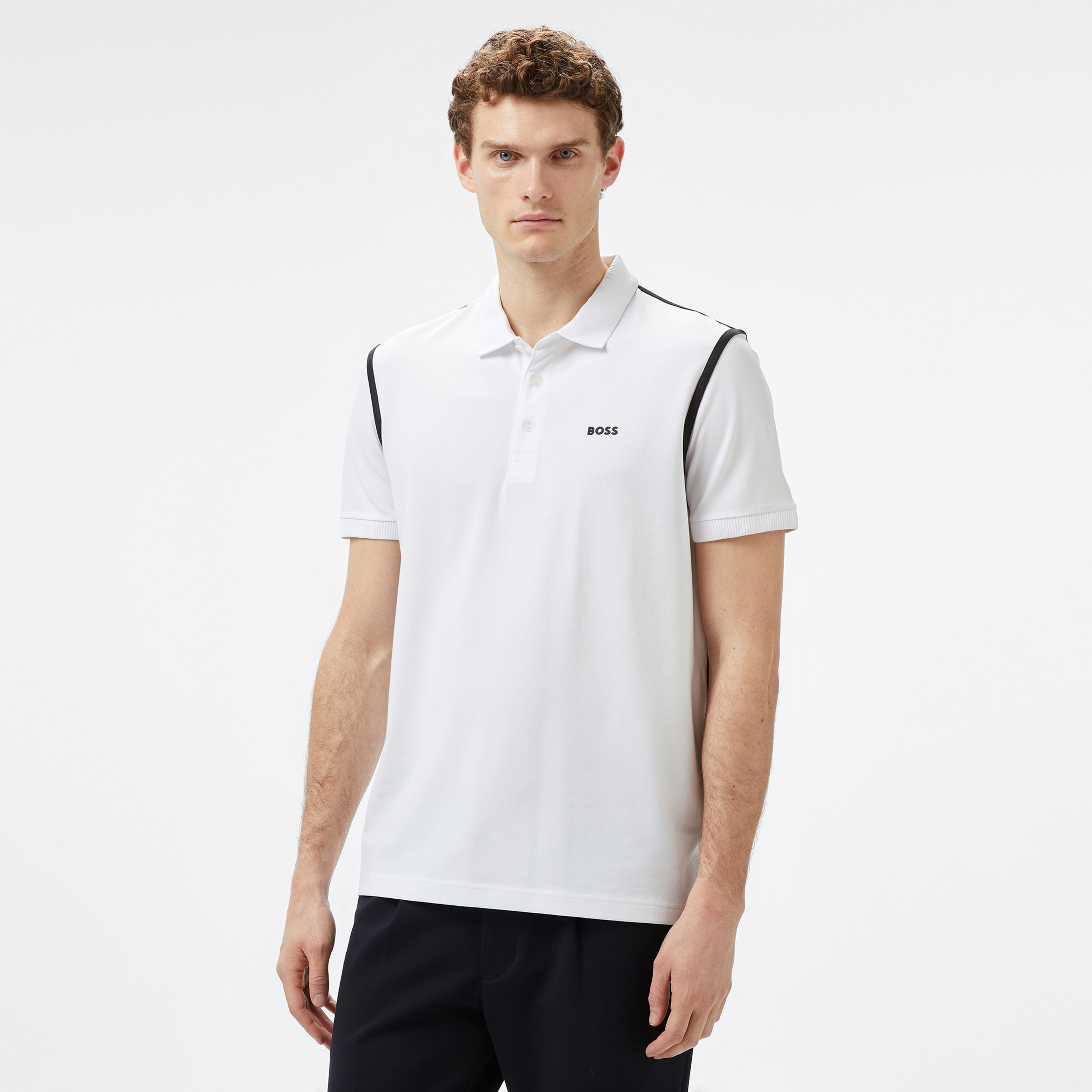 Boss Erkek Beyaz Polo