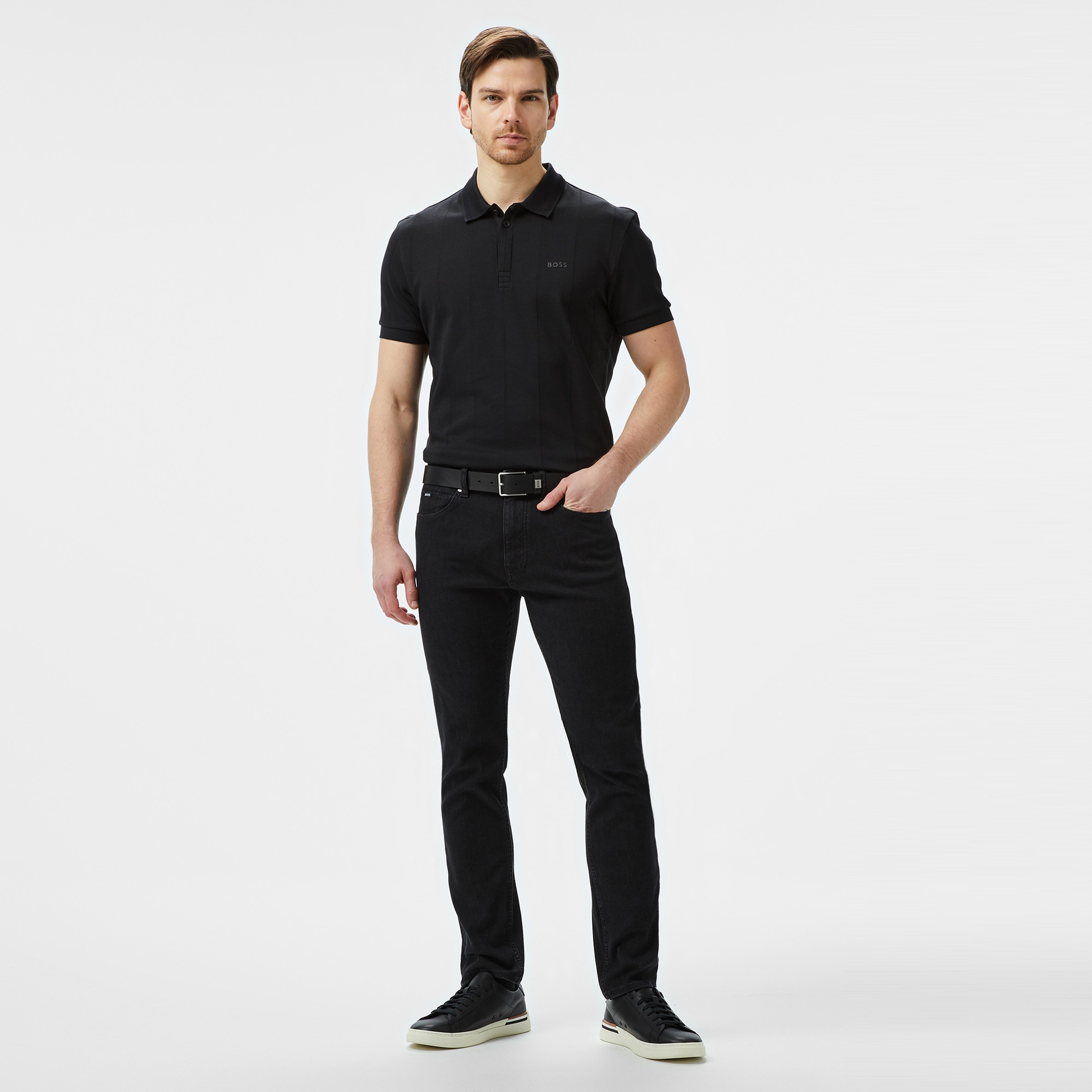 Boss Erkek Siyah Polo