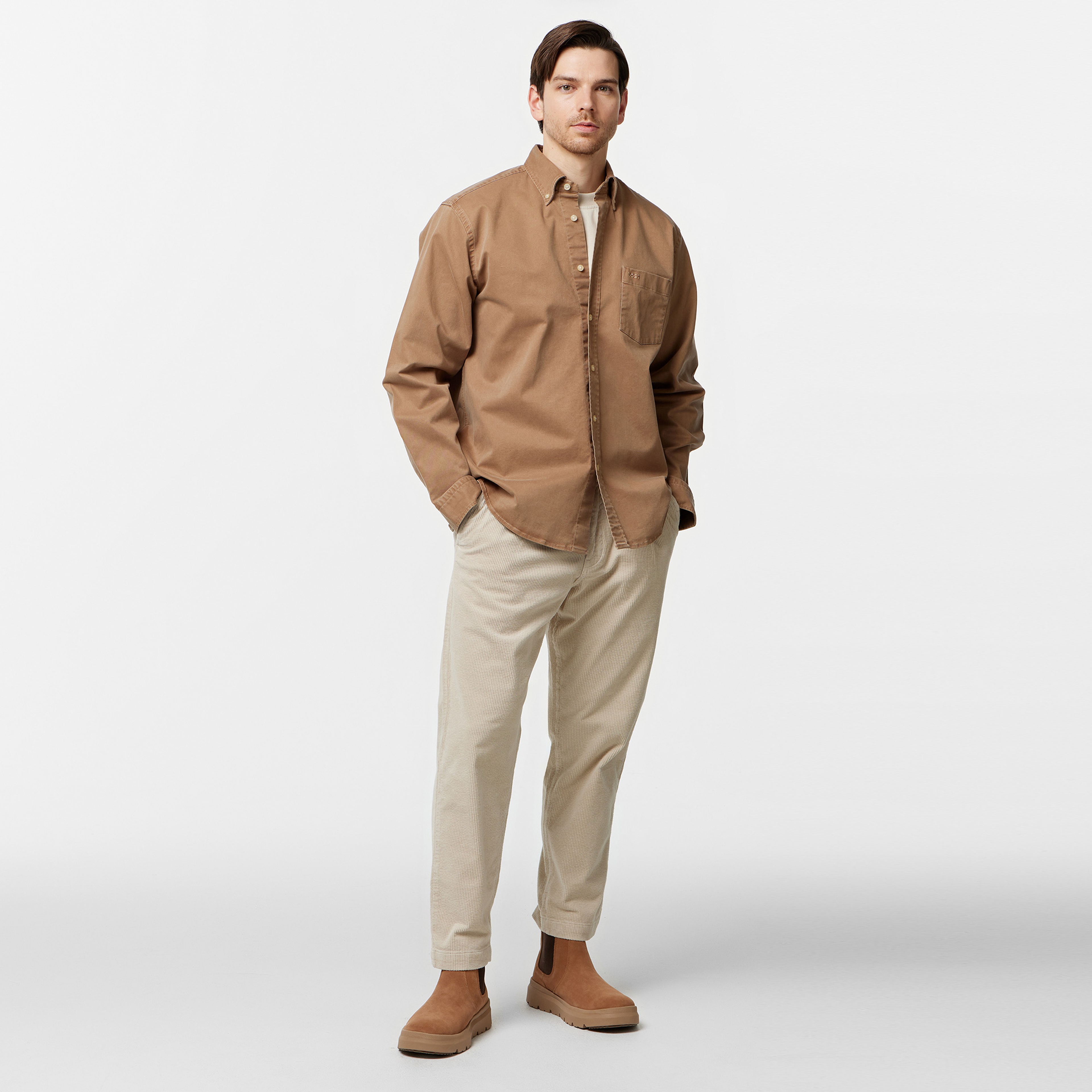 Boss Erkek Bej Gömlek