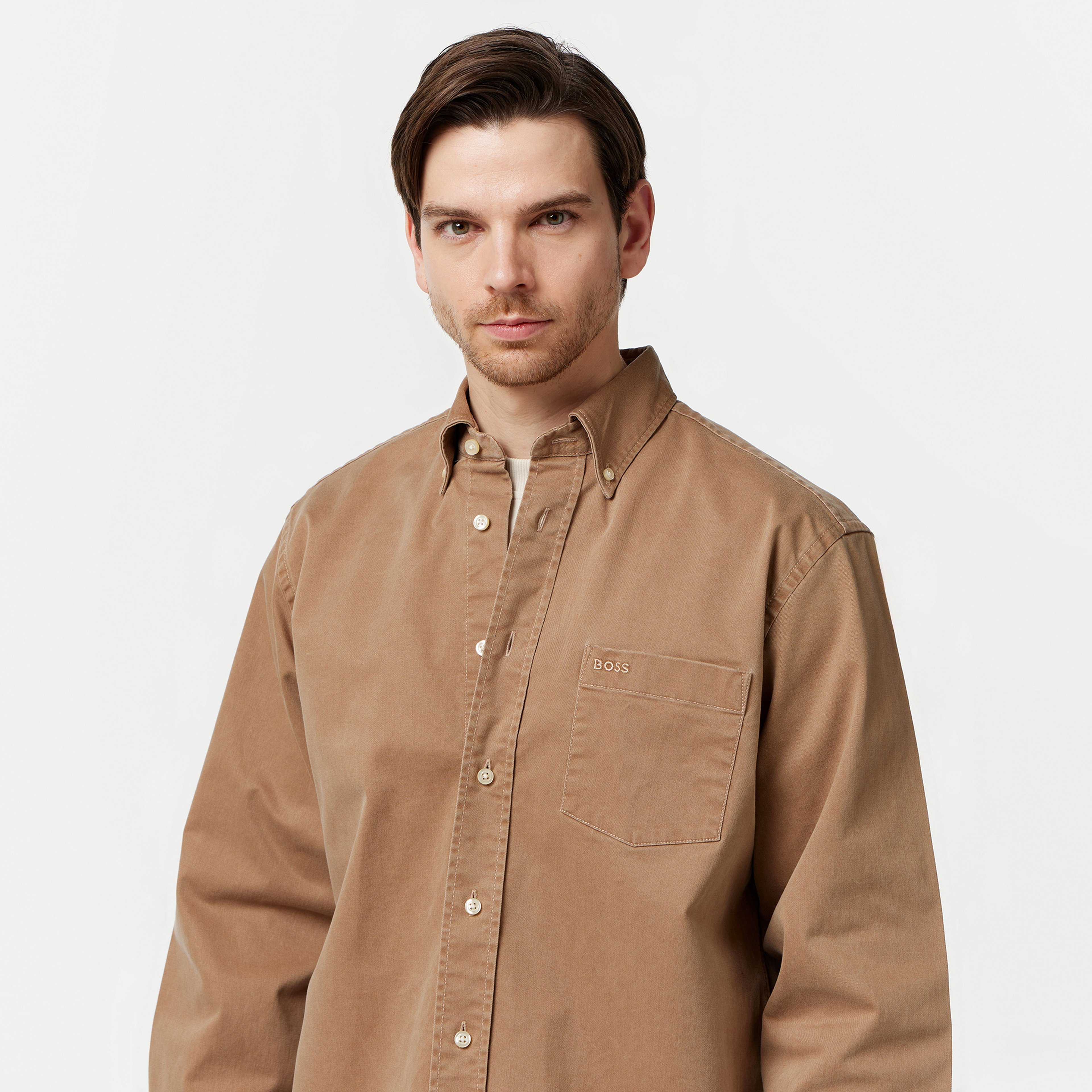 Boss Erkek Bej Gömlek