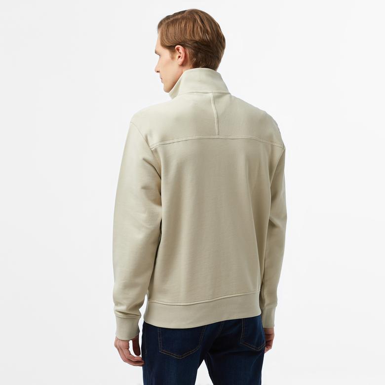 Boss Erkek Bej Sweatshirt