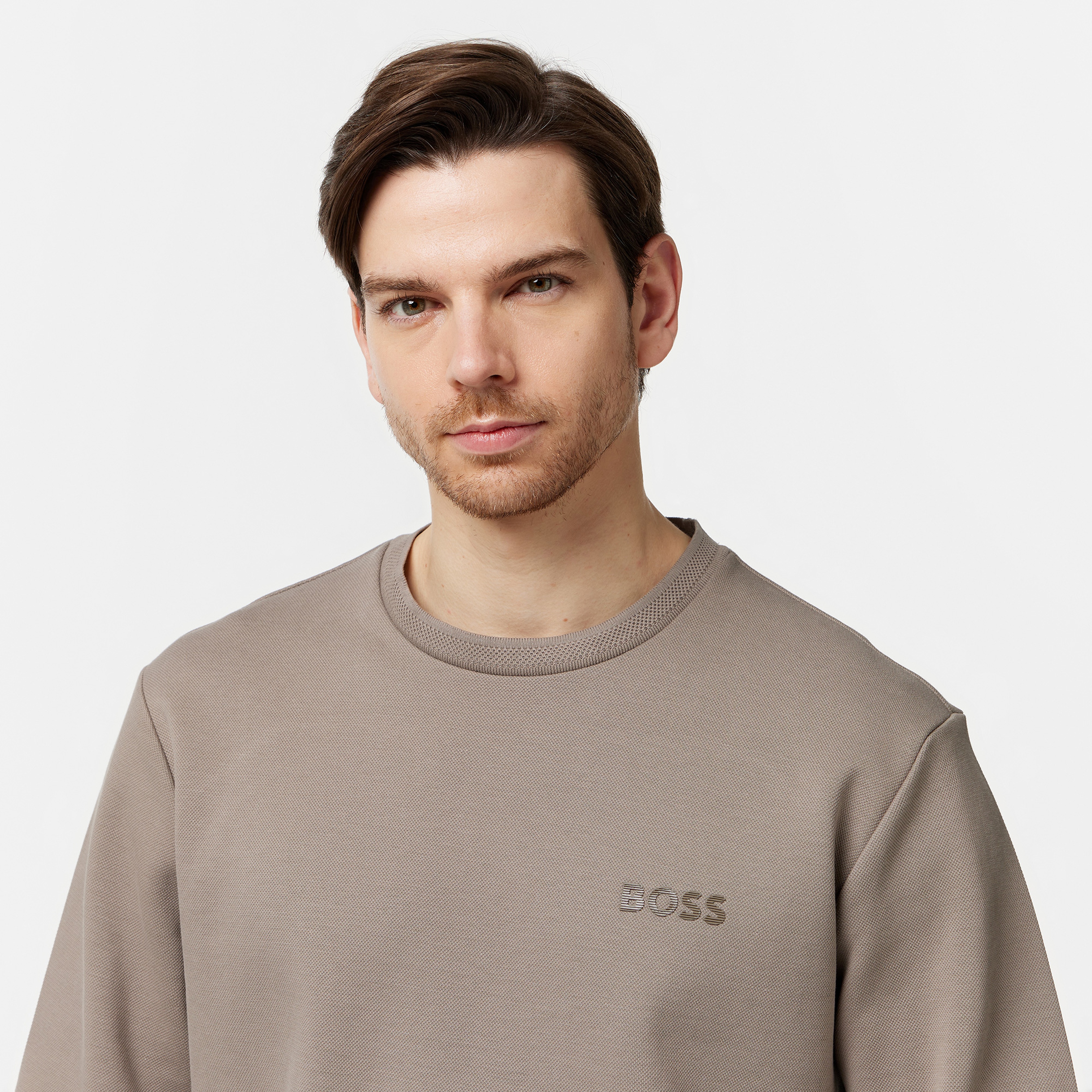 Boss Erkek Yeşil Sweatshirt