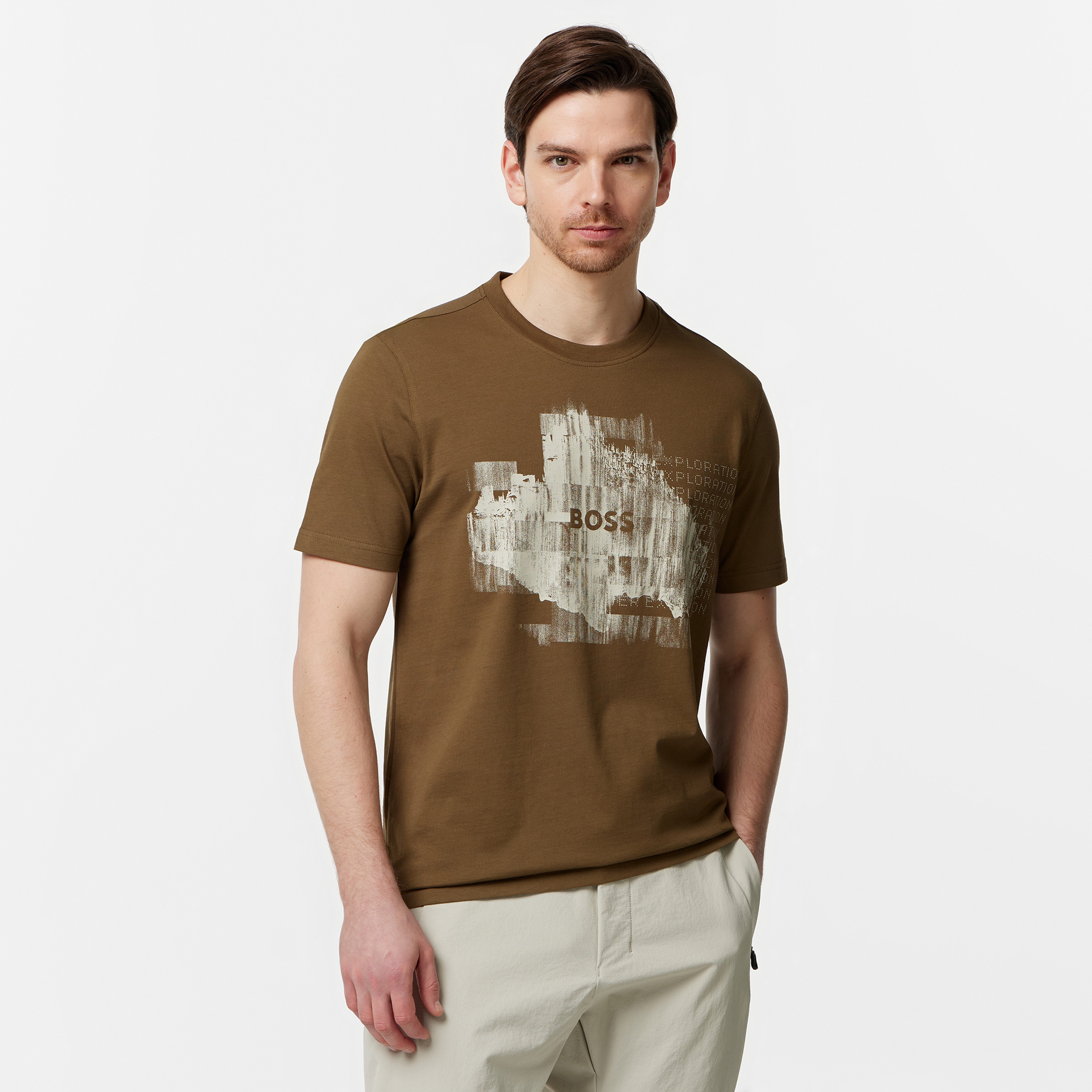 Boss Erkek Yeşil T-Shirt