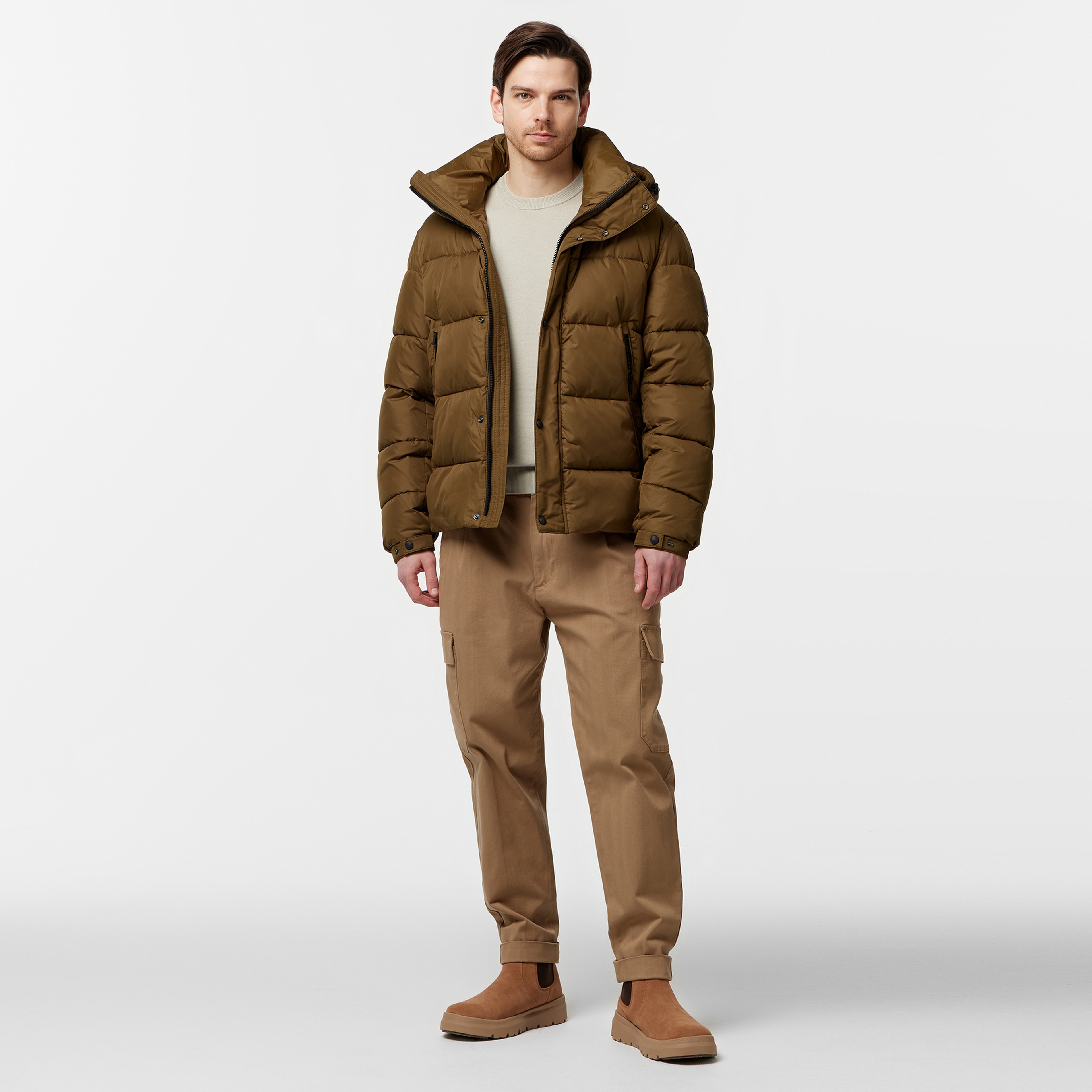 Boss Erkek Kahverengi Mont