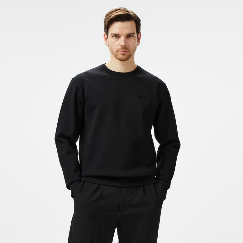 Boss Erkek Siyah Sweatshirt