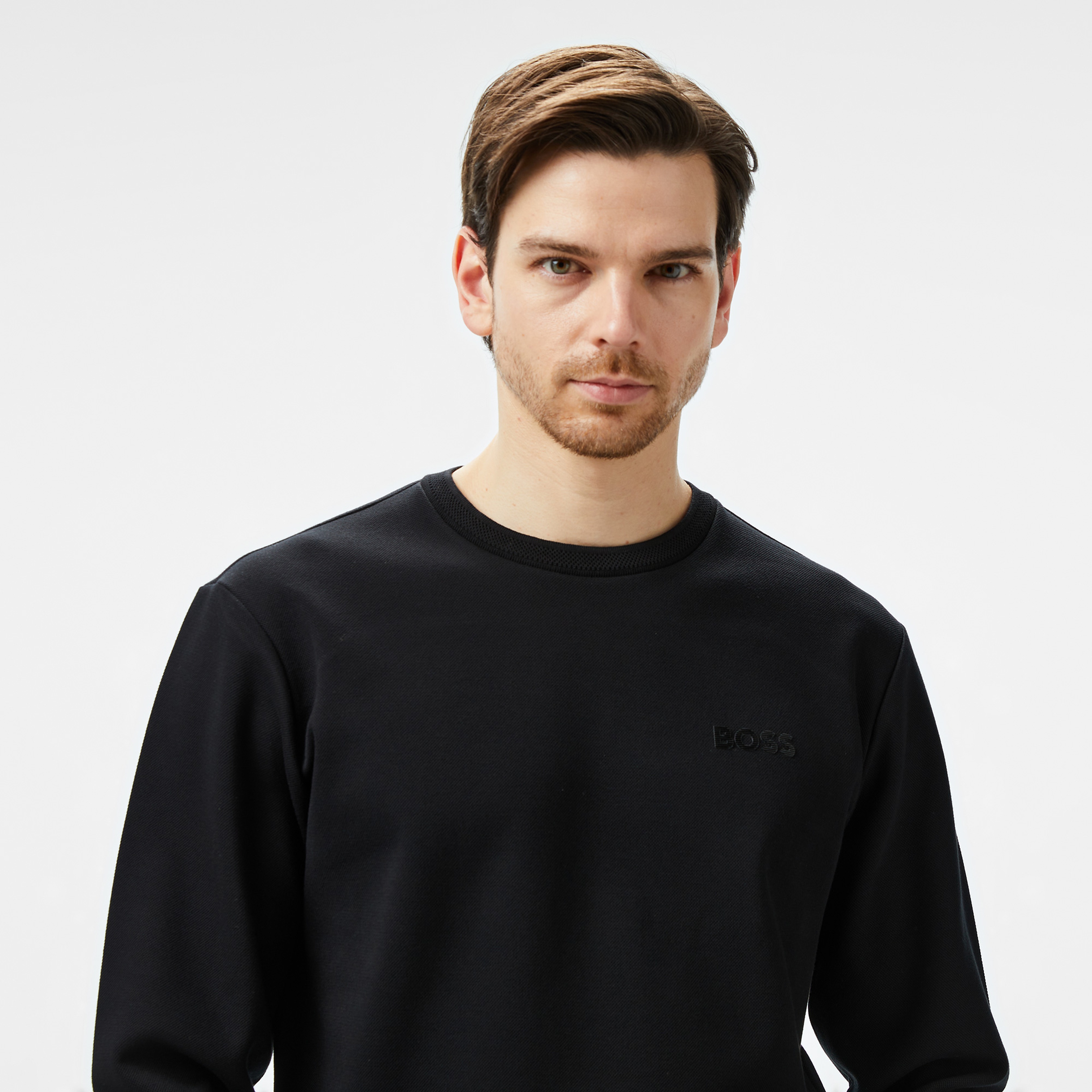 Boss Erkek Siyah Sweatshirt