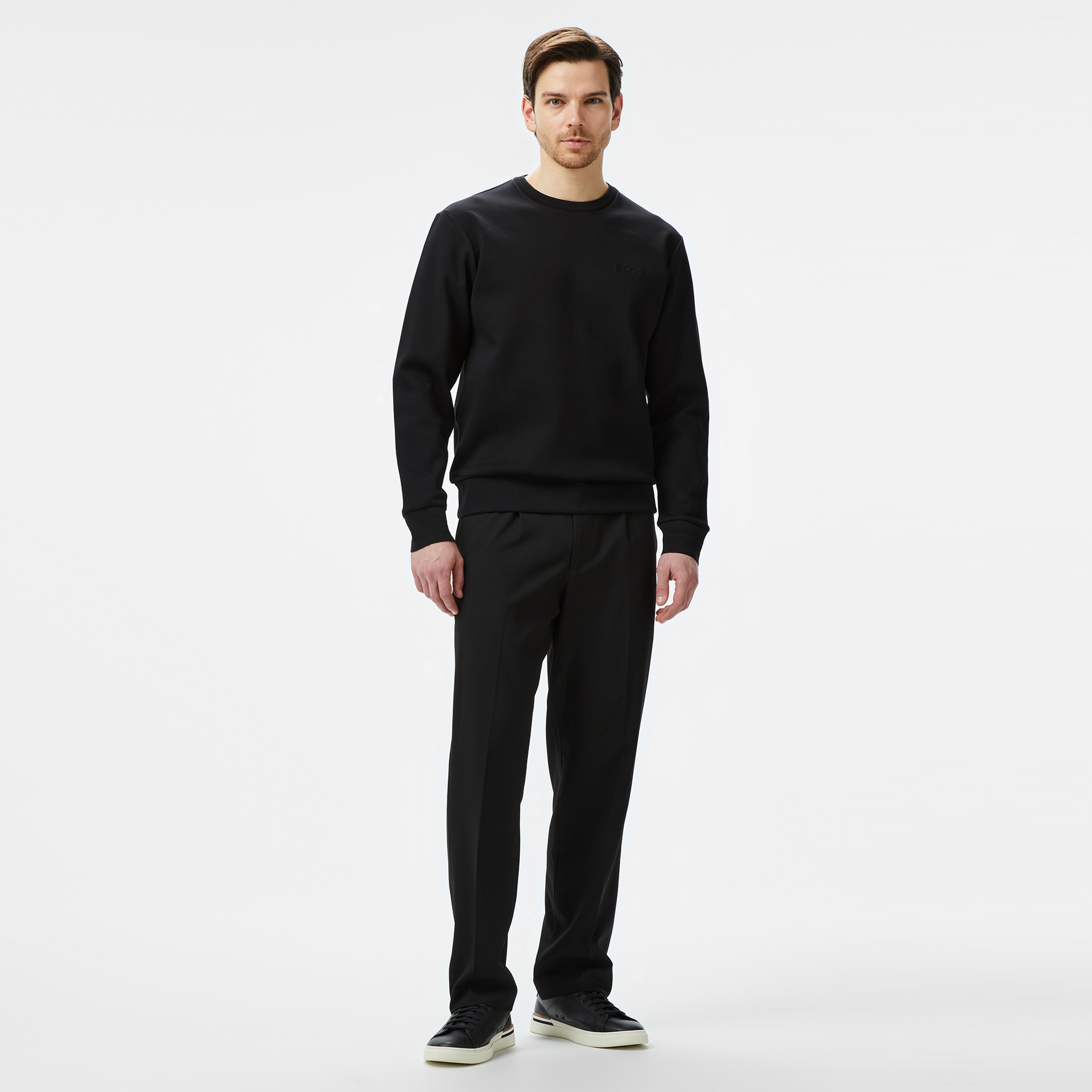 Boss Erkek Siyah Sweatshirt