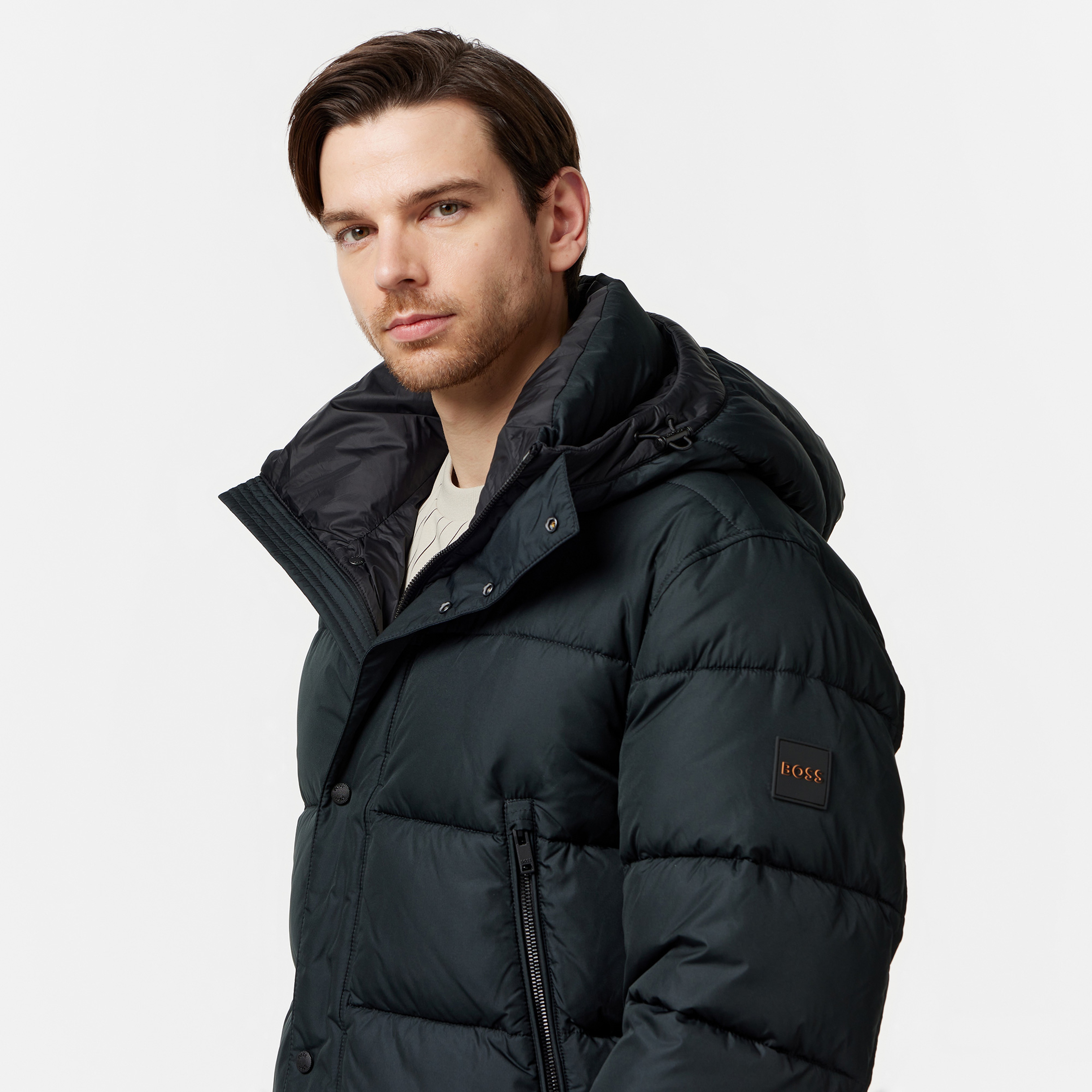 Boss Erkek Siyah Mont