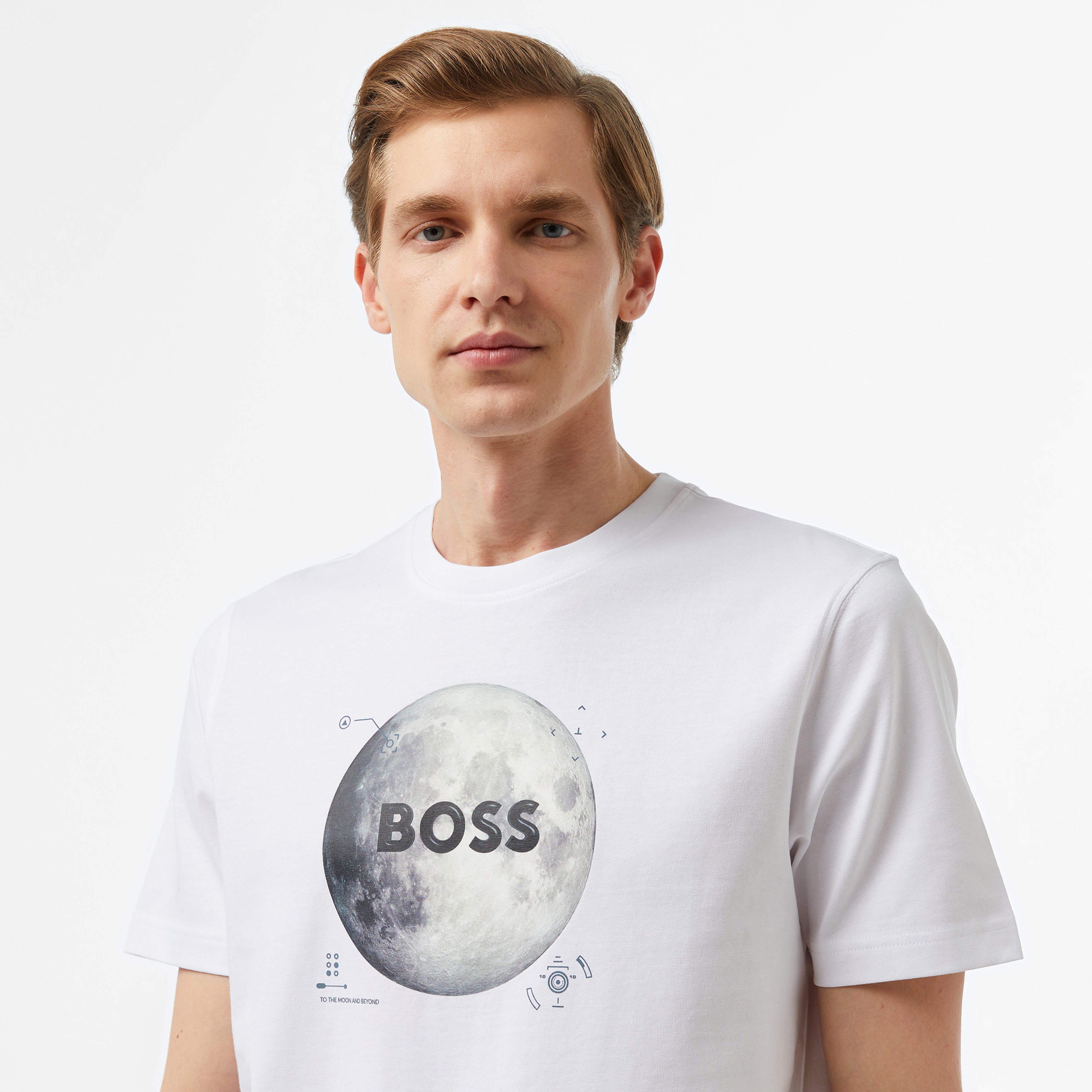 Boss Erkek Beyaz T-Shirt