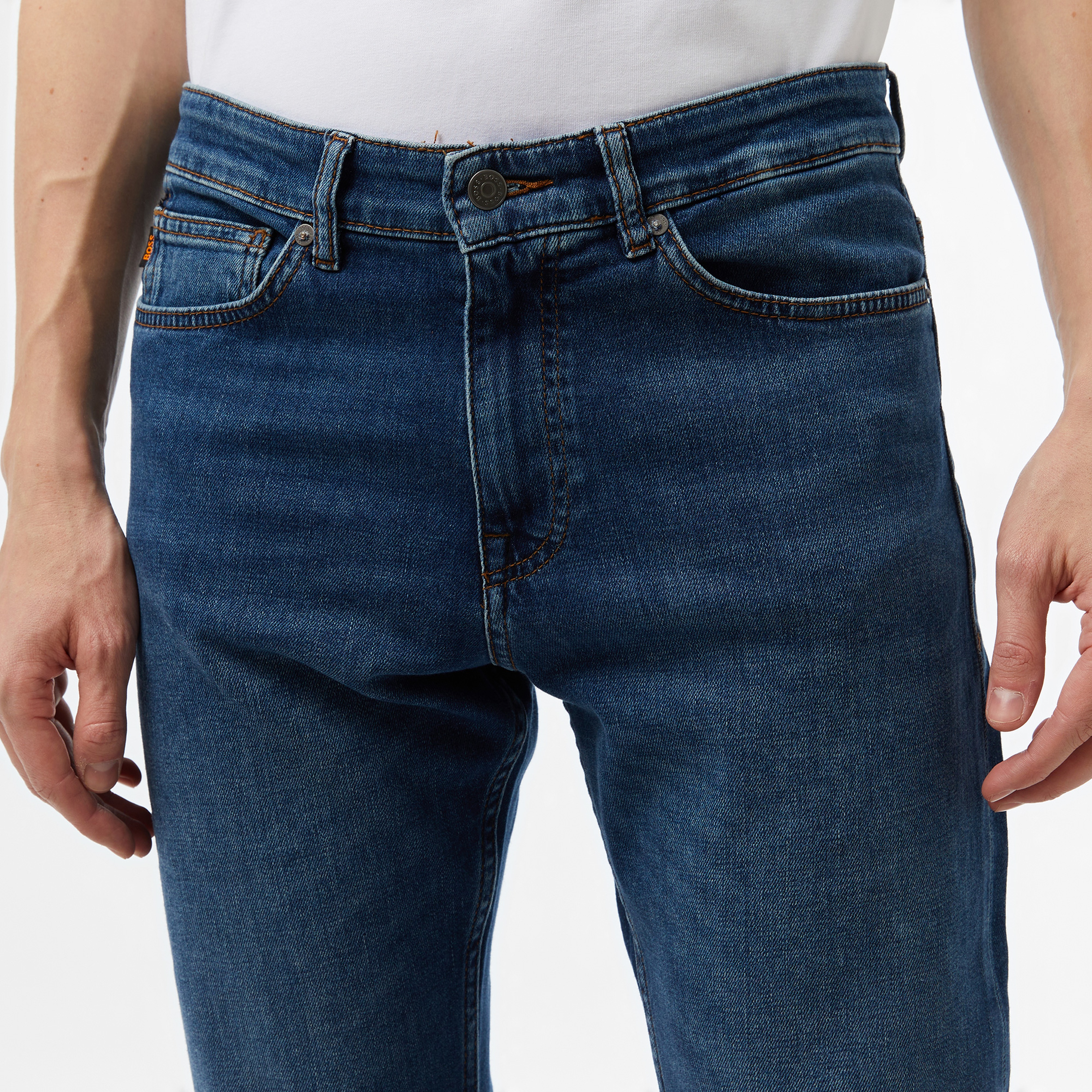 Boss Erkek Lacivert Jean