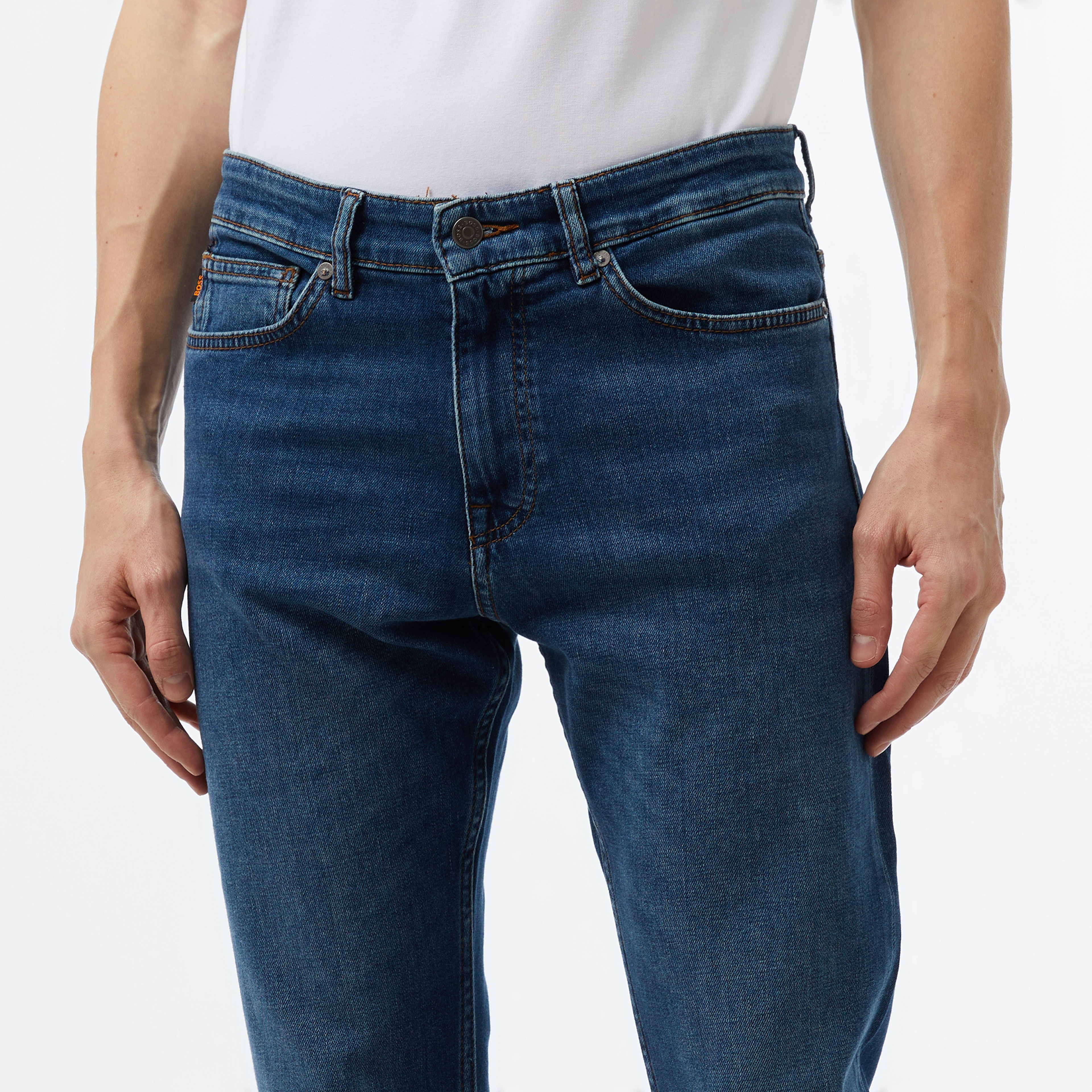 Boss Erkek Lacivert Jean