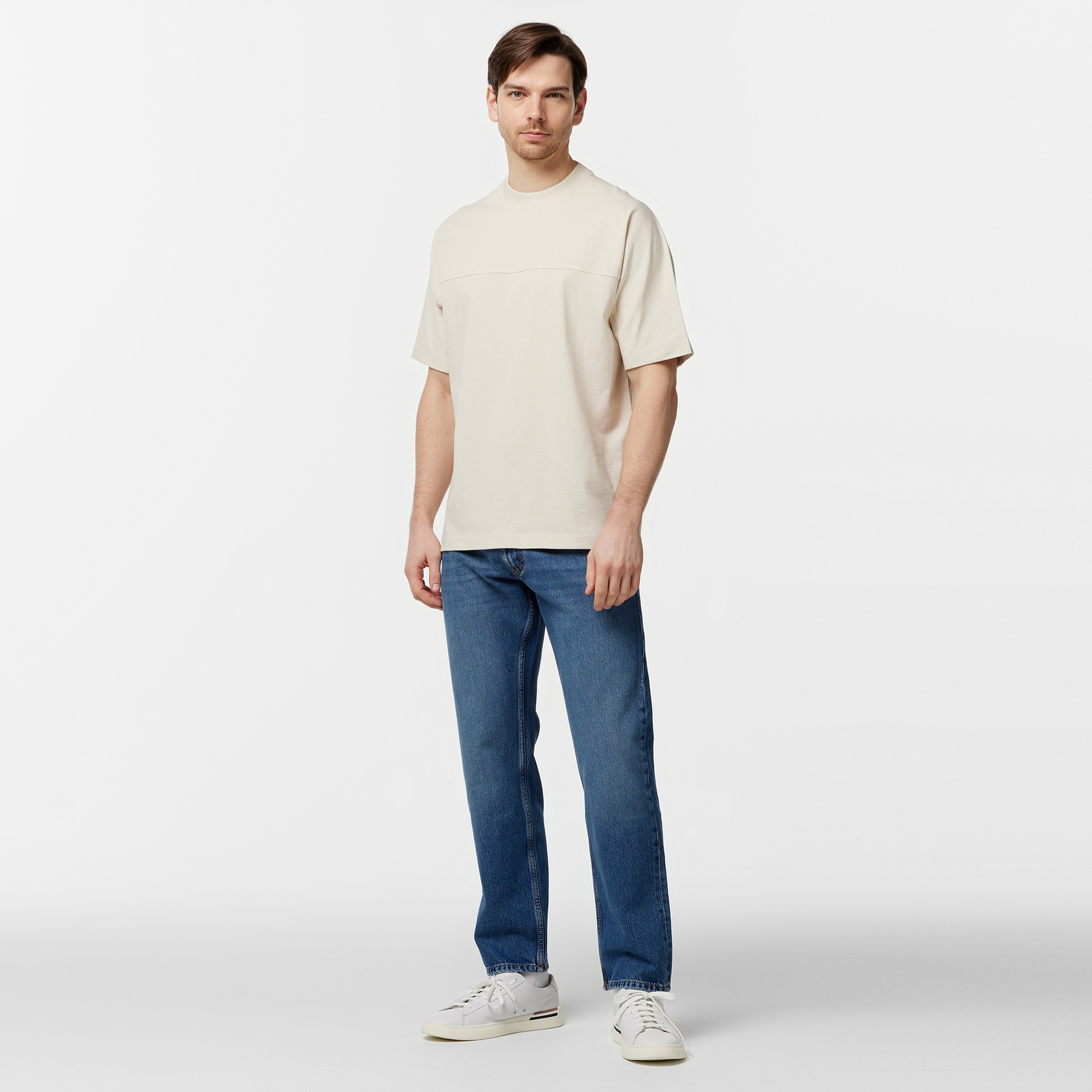 Boss Erkek Beyaz T-Shirt