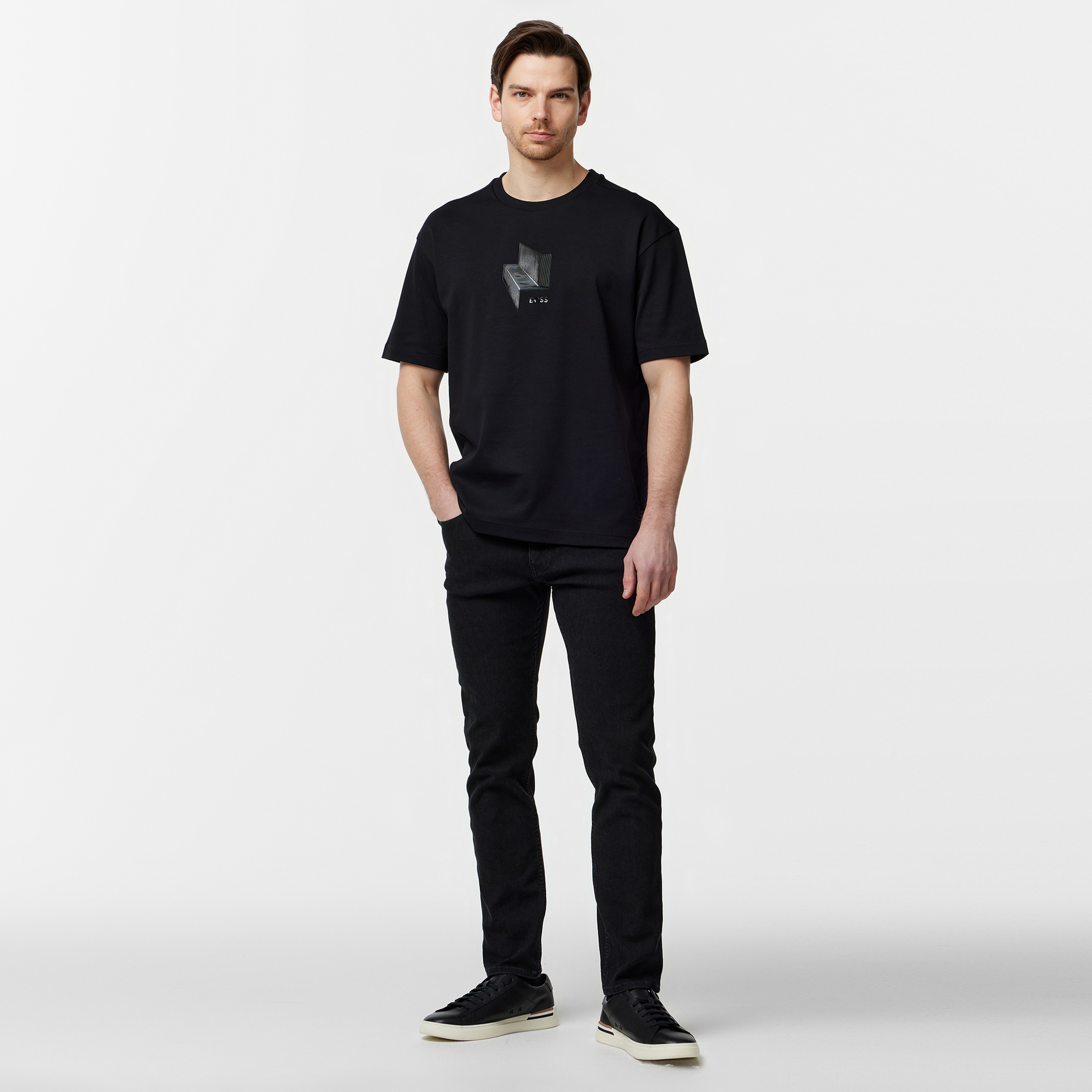 Boss Erkek Siyah T-Shirt