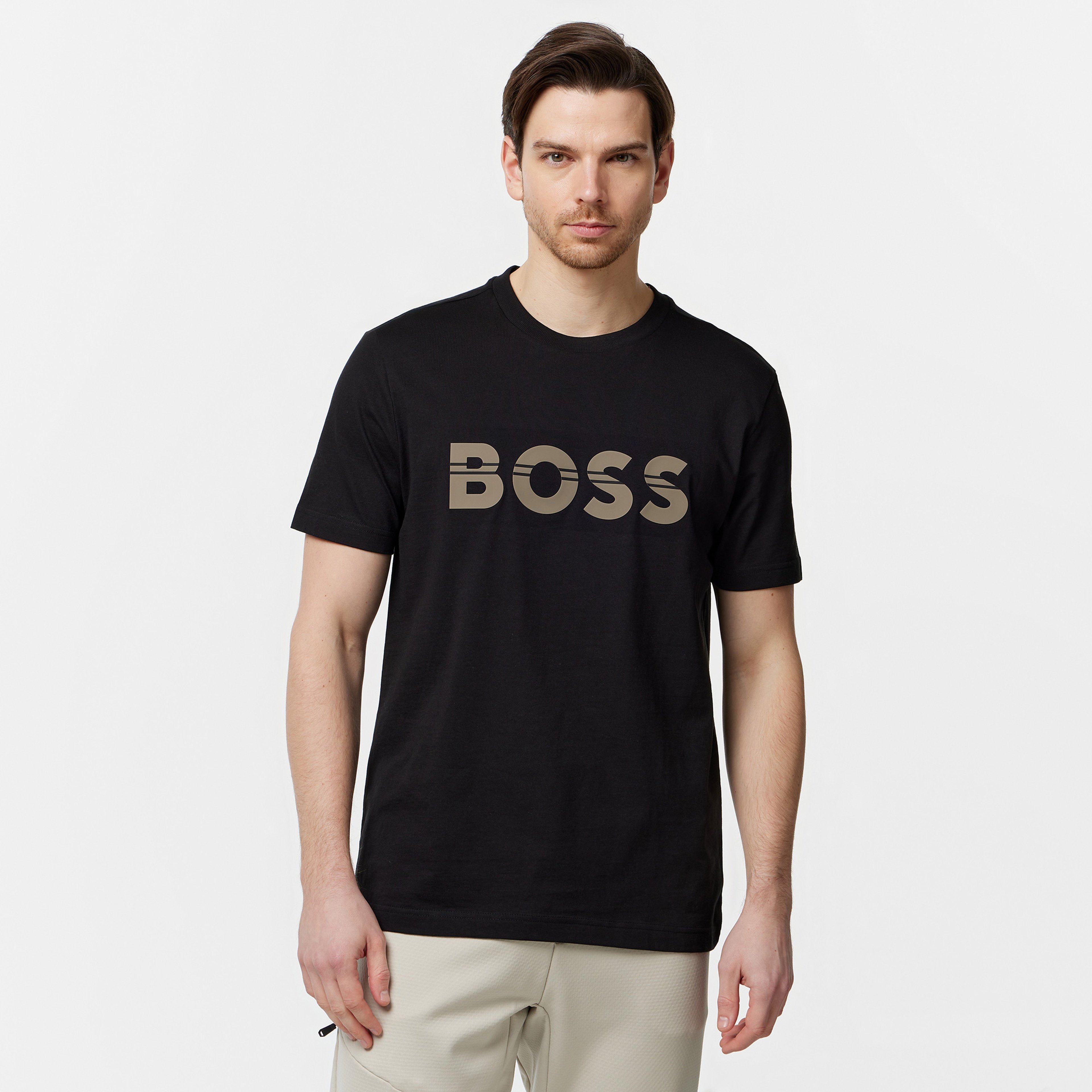 Boss Erkek Siyah T-Shirt