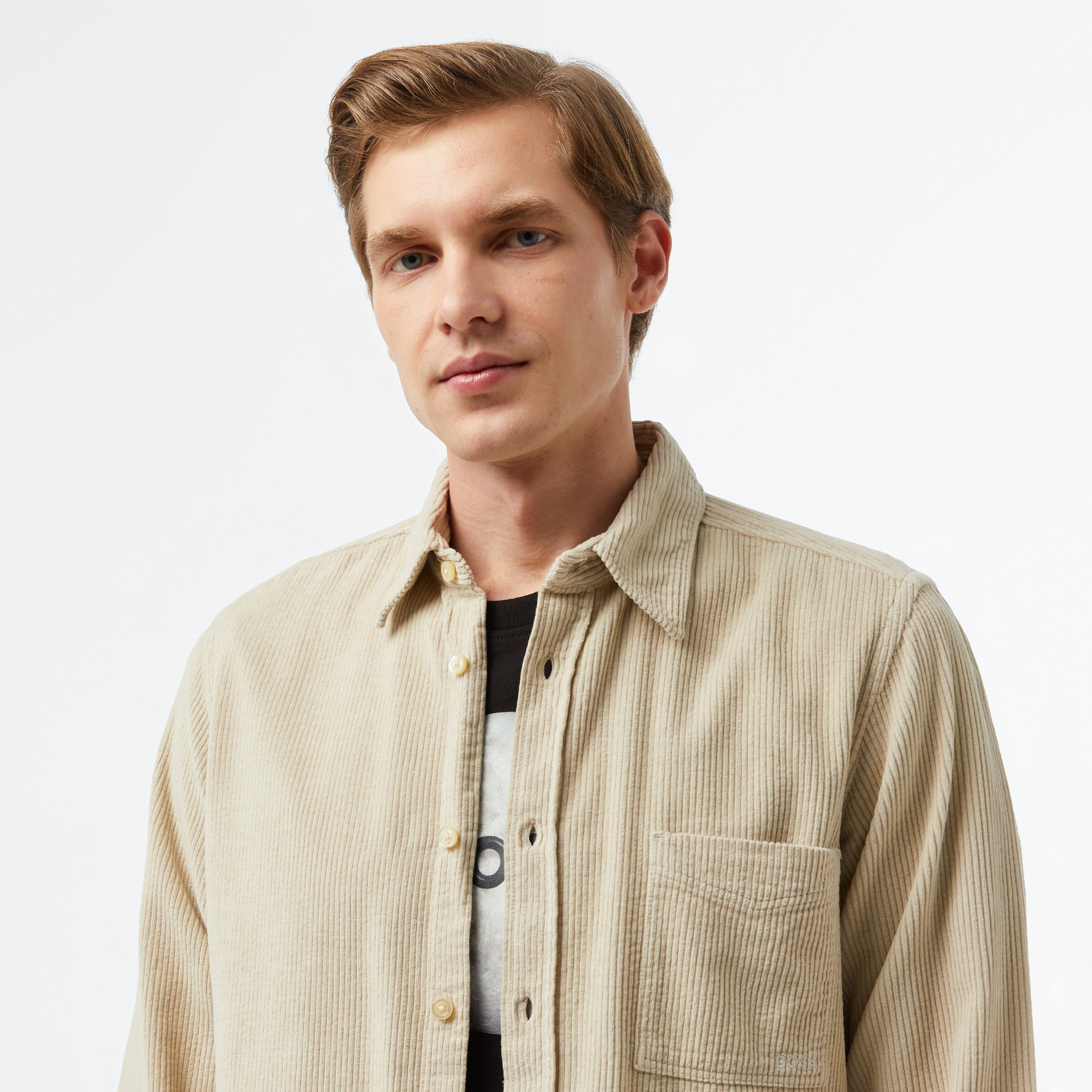 Boss Erkek Bej Gömlek