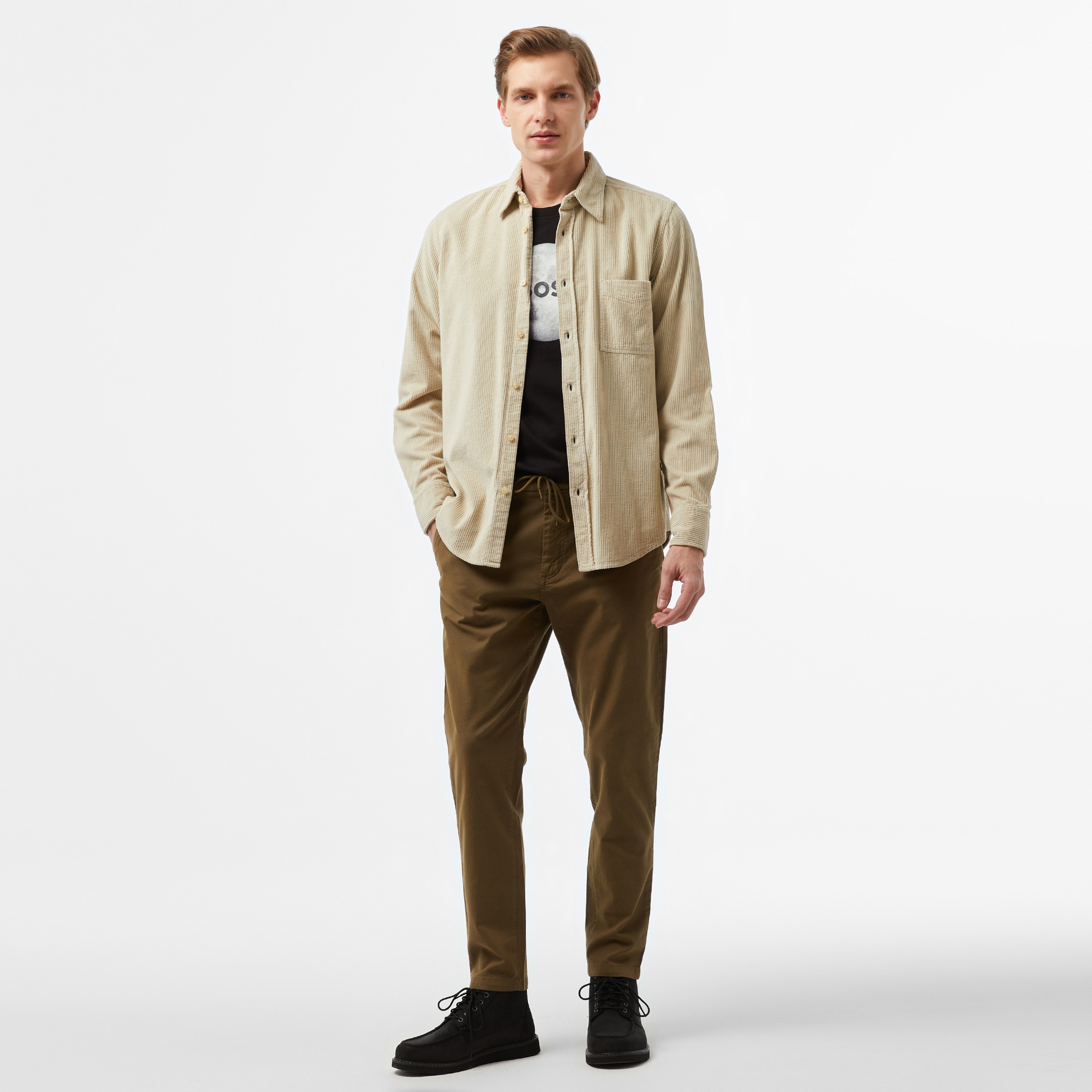 Boss Erkek Bej Gömlek