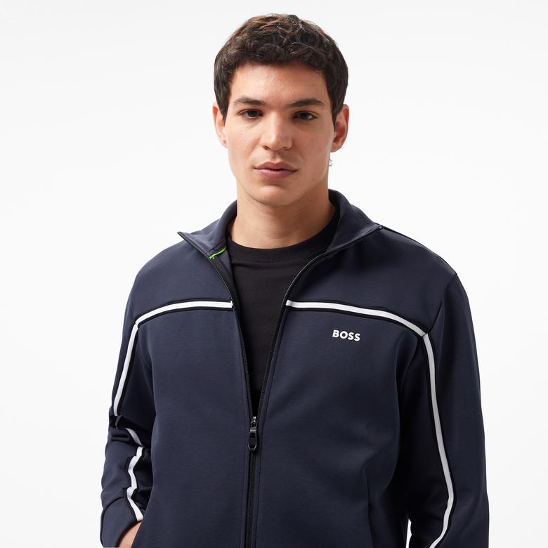Boss Erkek Mavi Sweatshirt