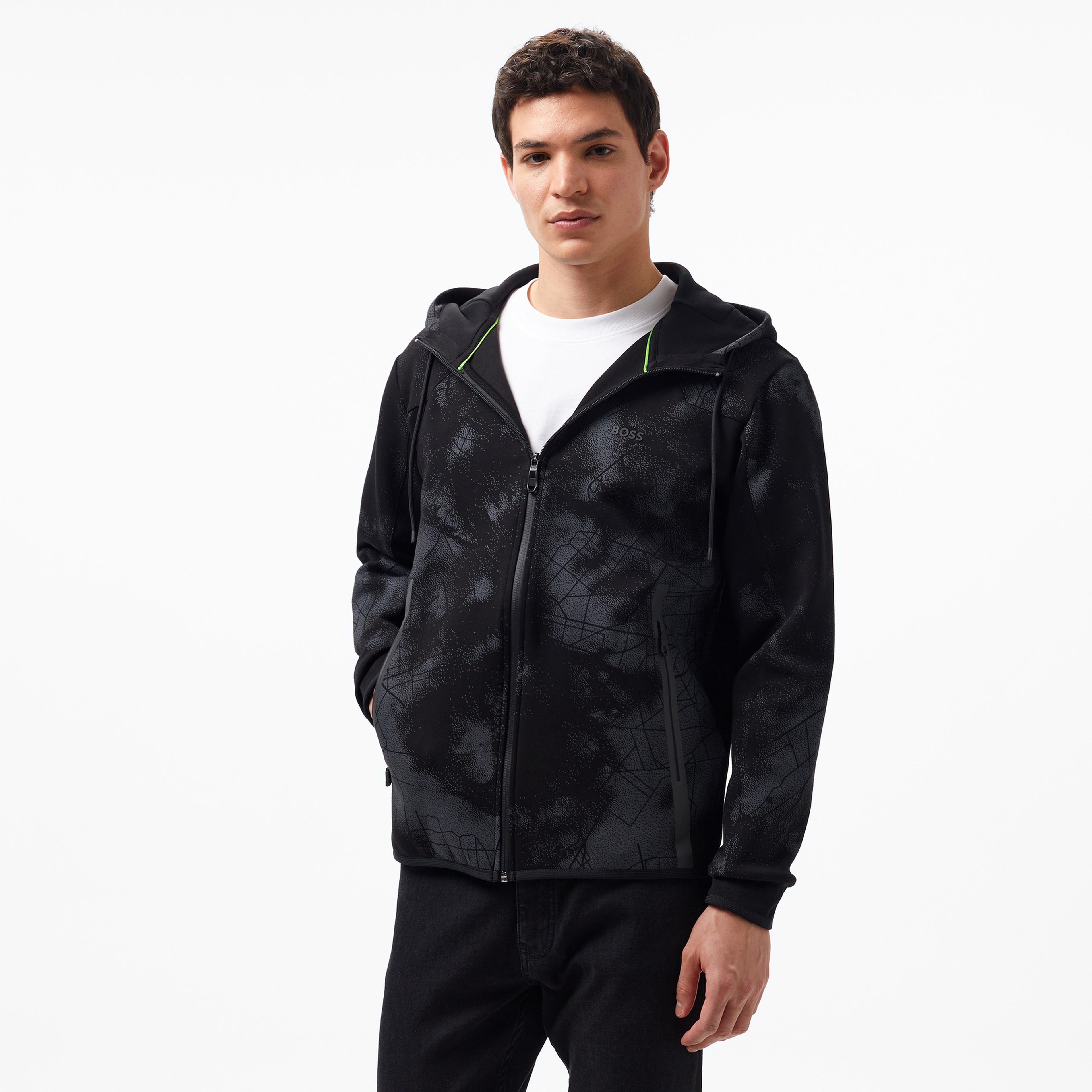 Boss Erkek Siyah Sweatshirt