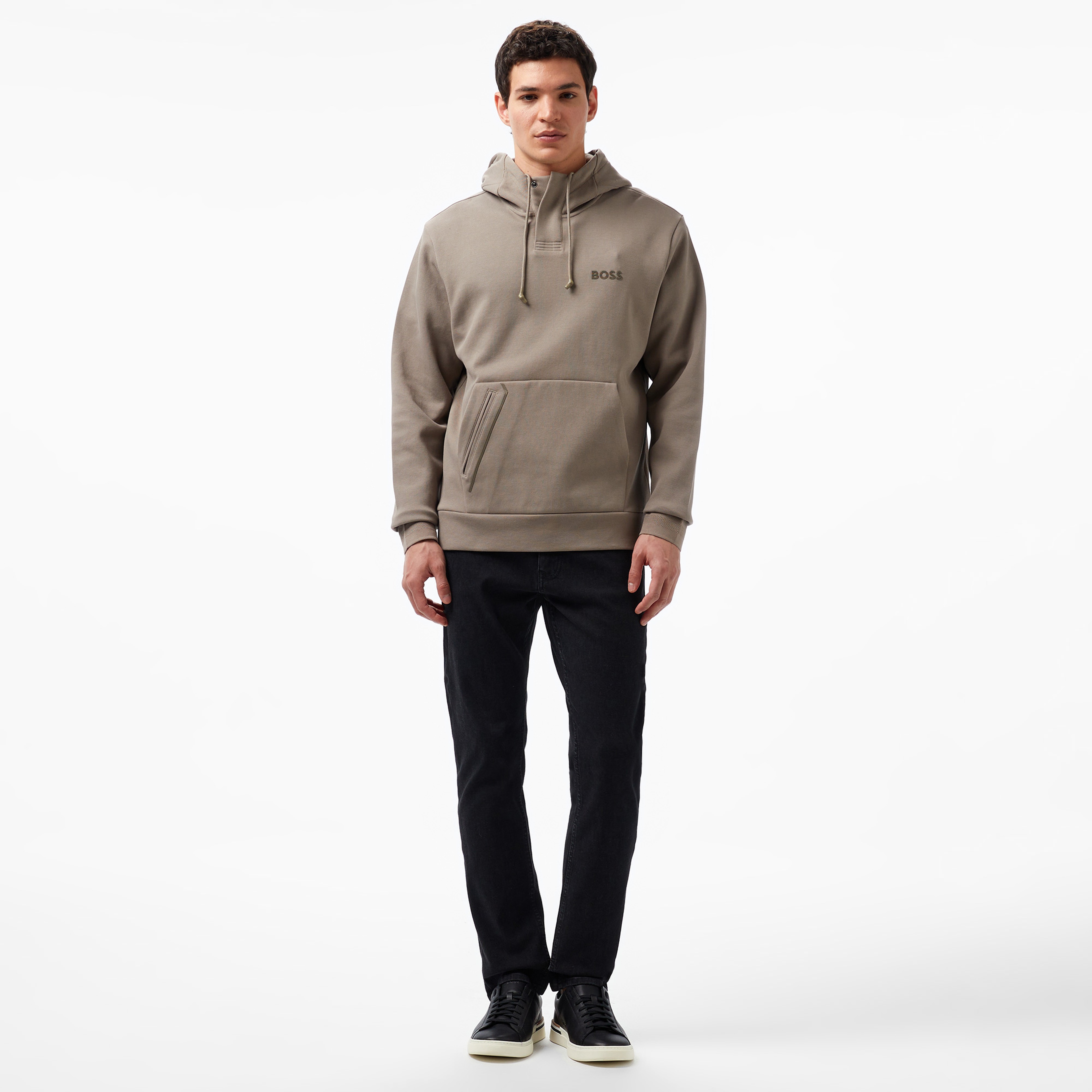 Boss Erkek Yeşil Sweatshirt