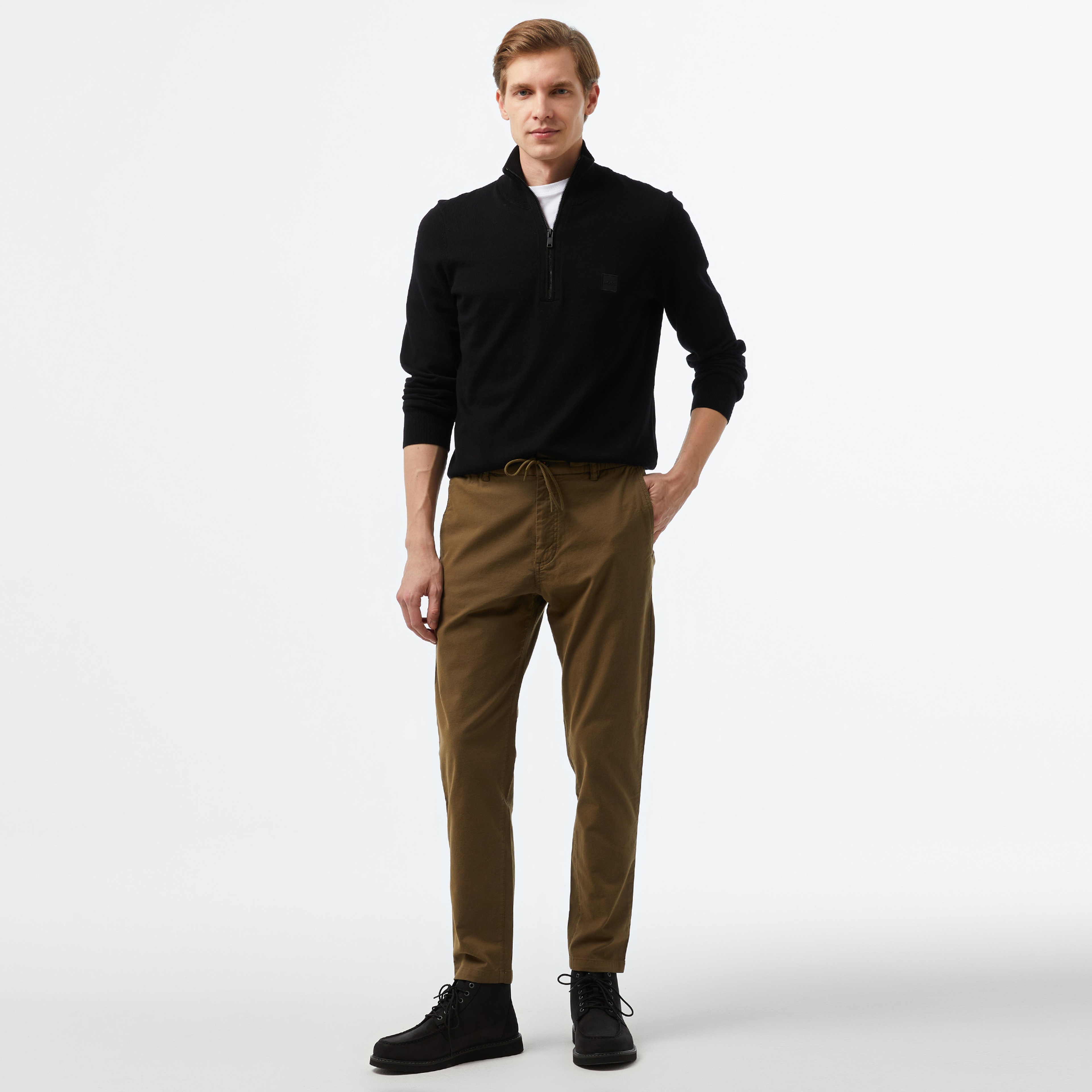 Boss Erkek Yeşil Pantolon