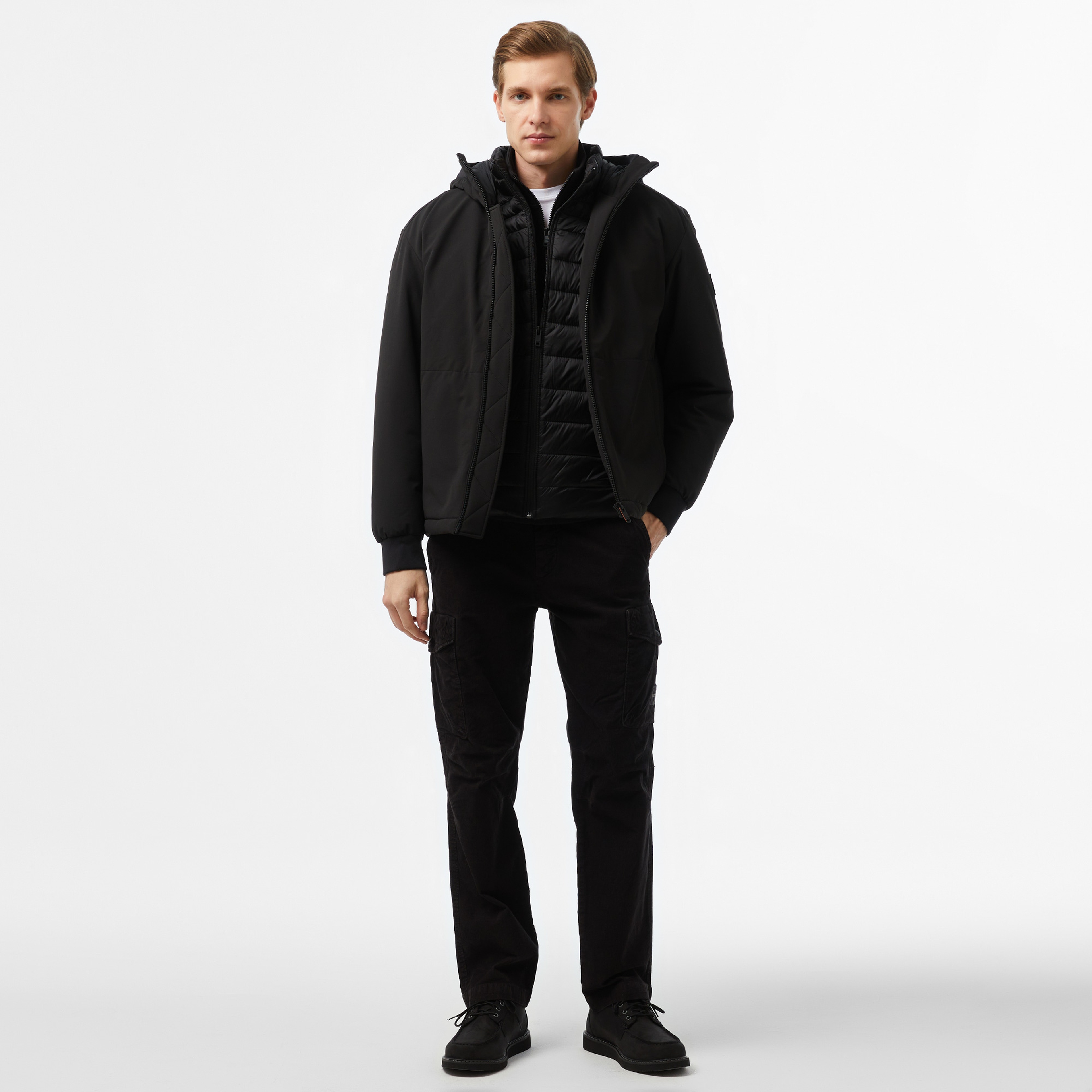 Boss Erkek Siyah Mont