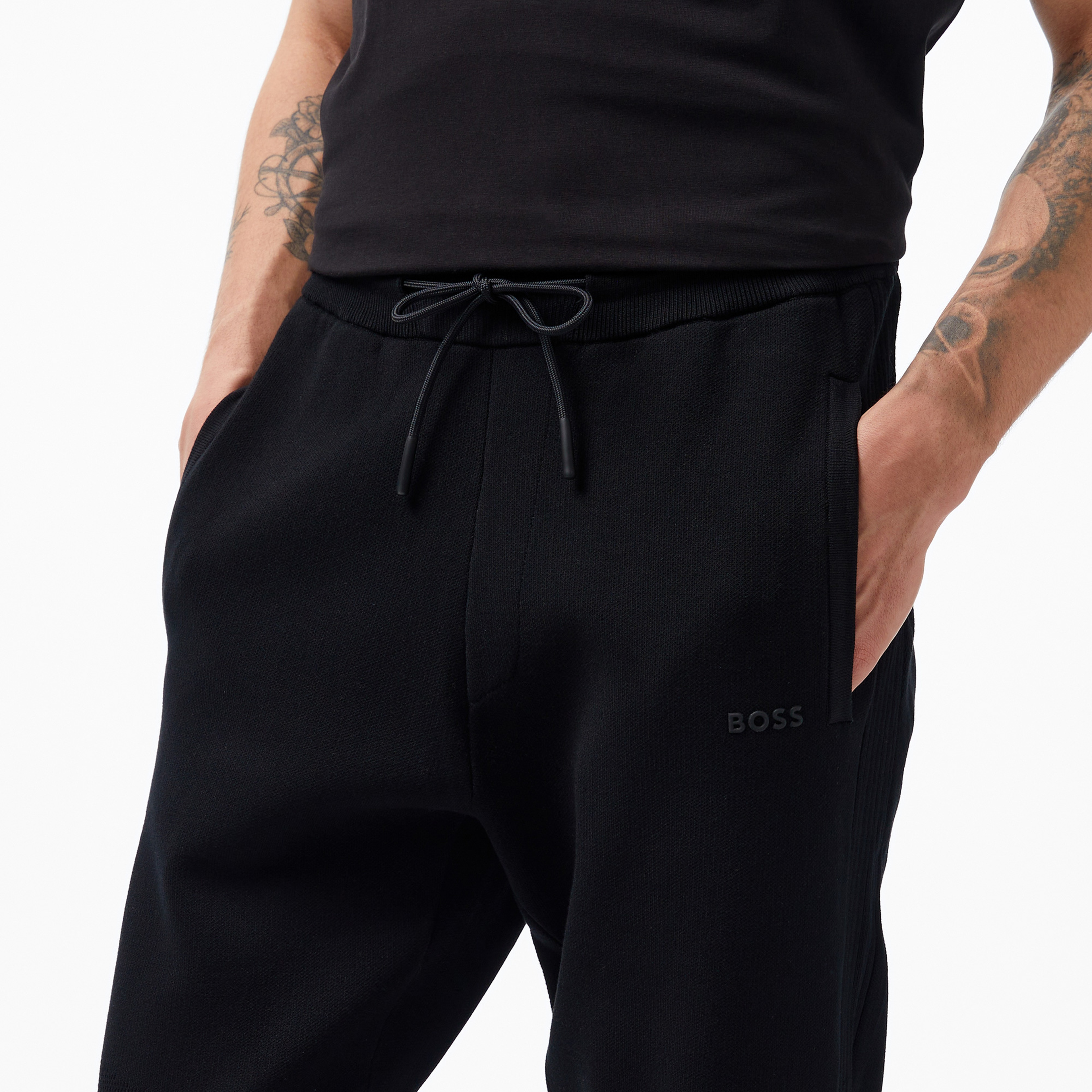 Boss Erkek Siyah Eşofman Altı