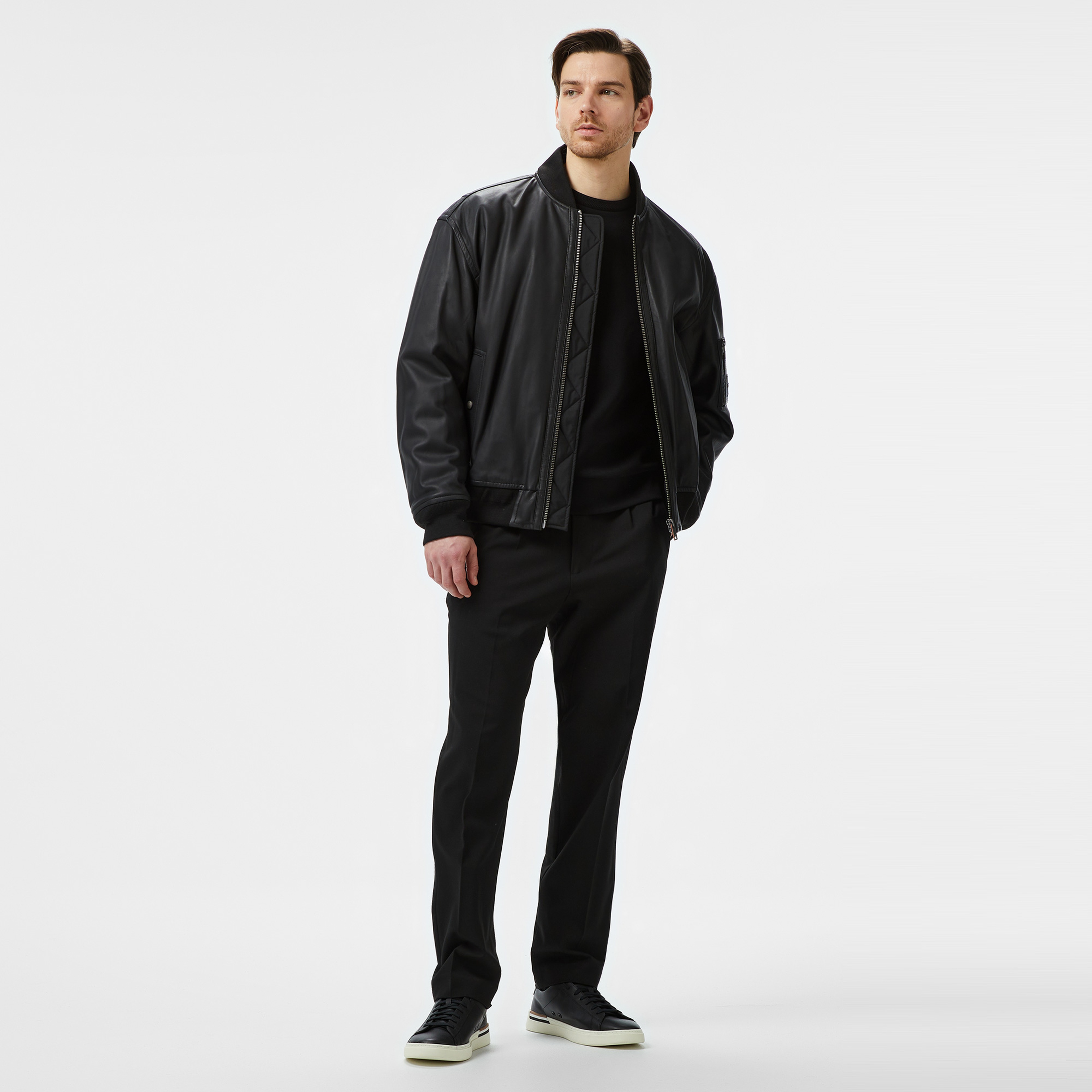 Boss Erkek Siyah Mont