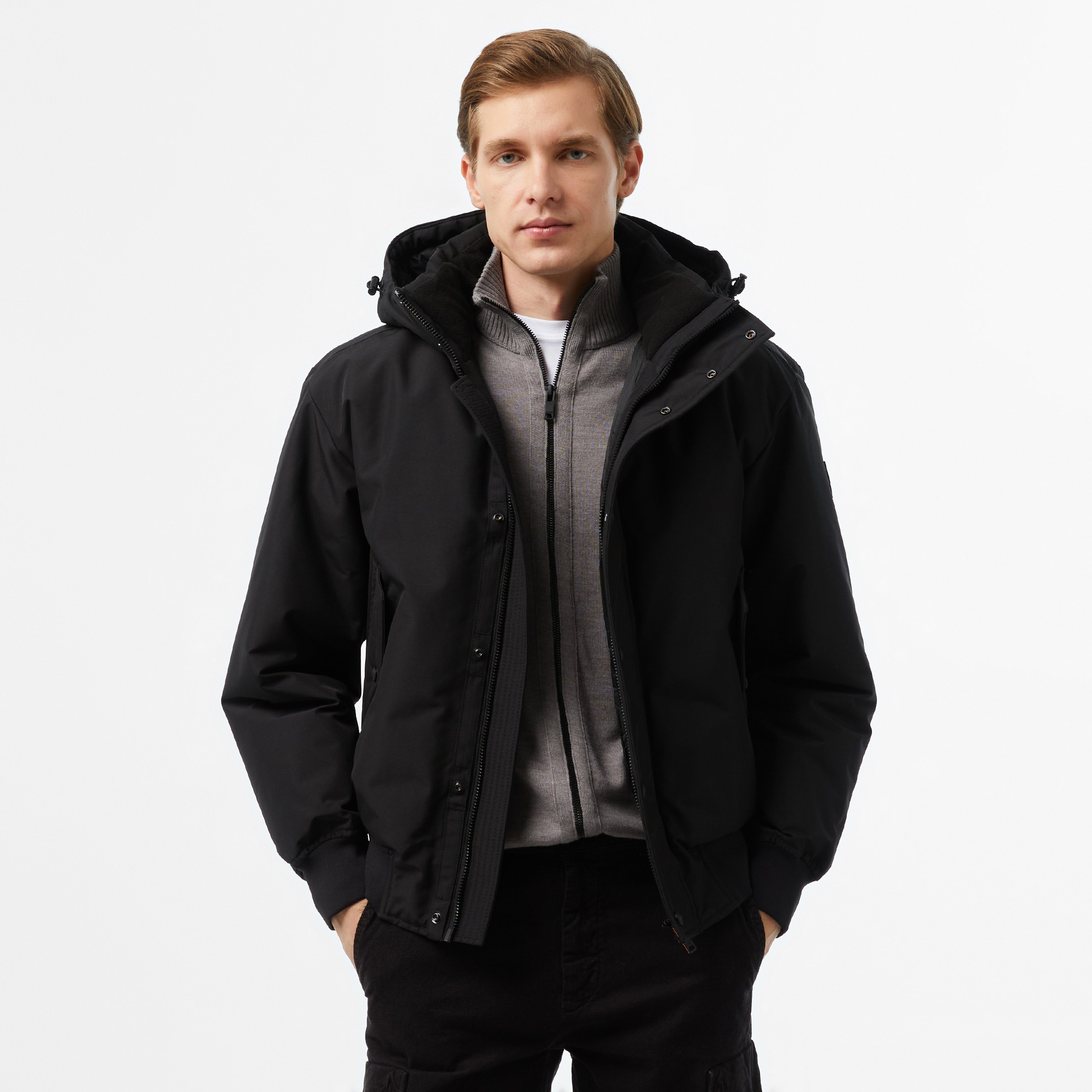 Boss Erkek Siyah Mont