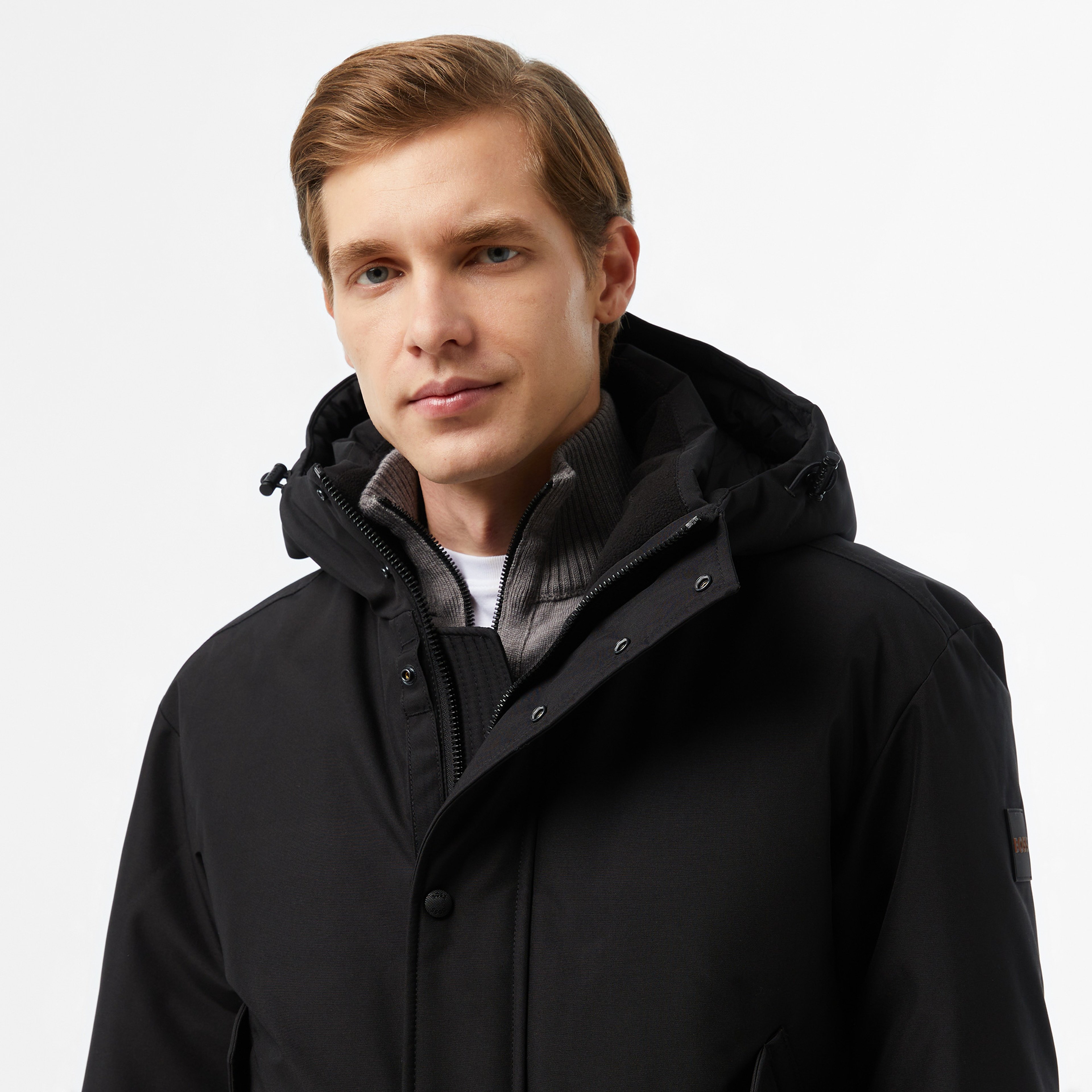 Boss Erkek Siyah Mont