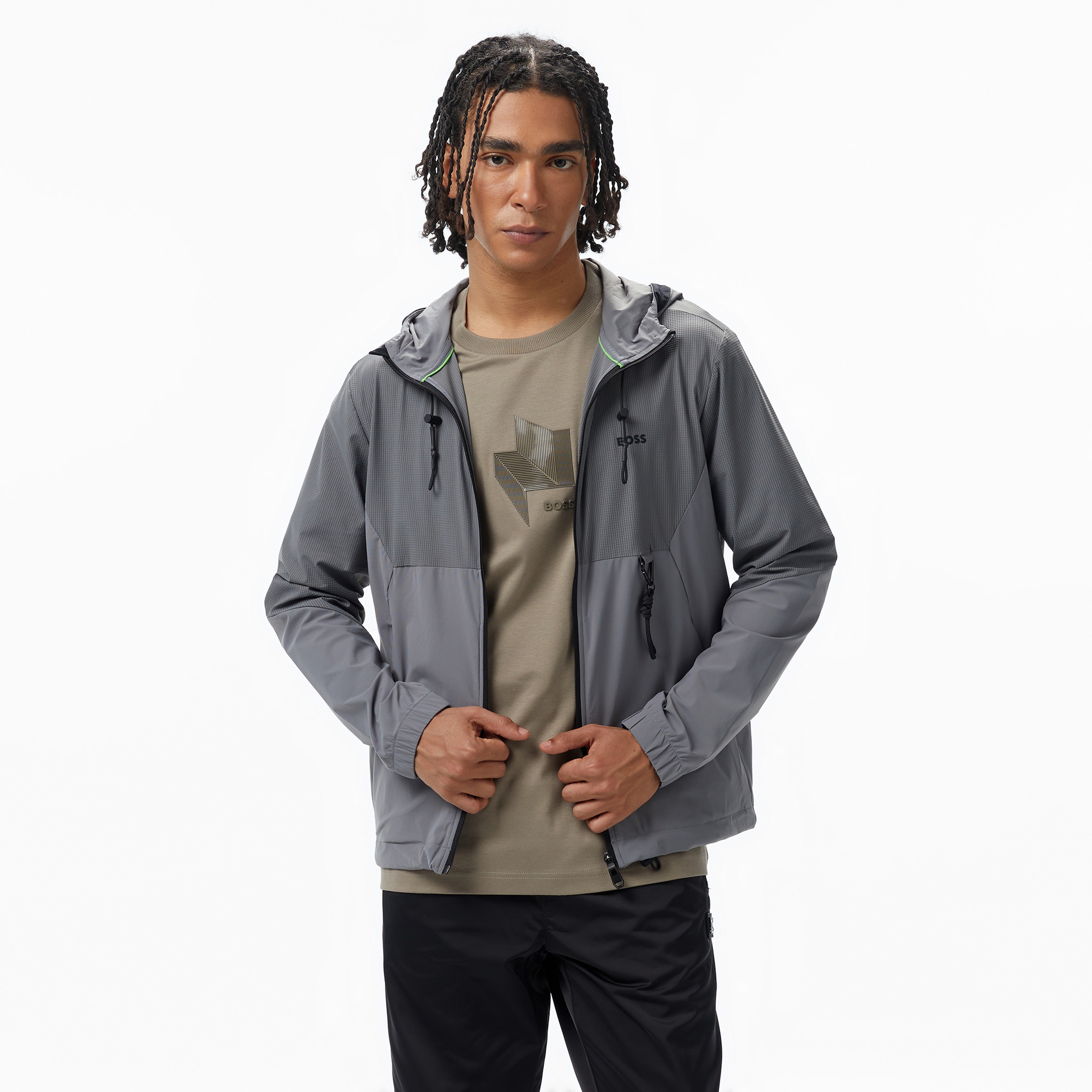 Boss Erkek Bej Sweatshirt