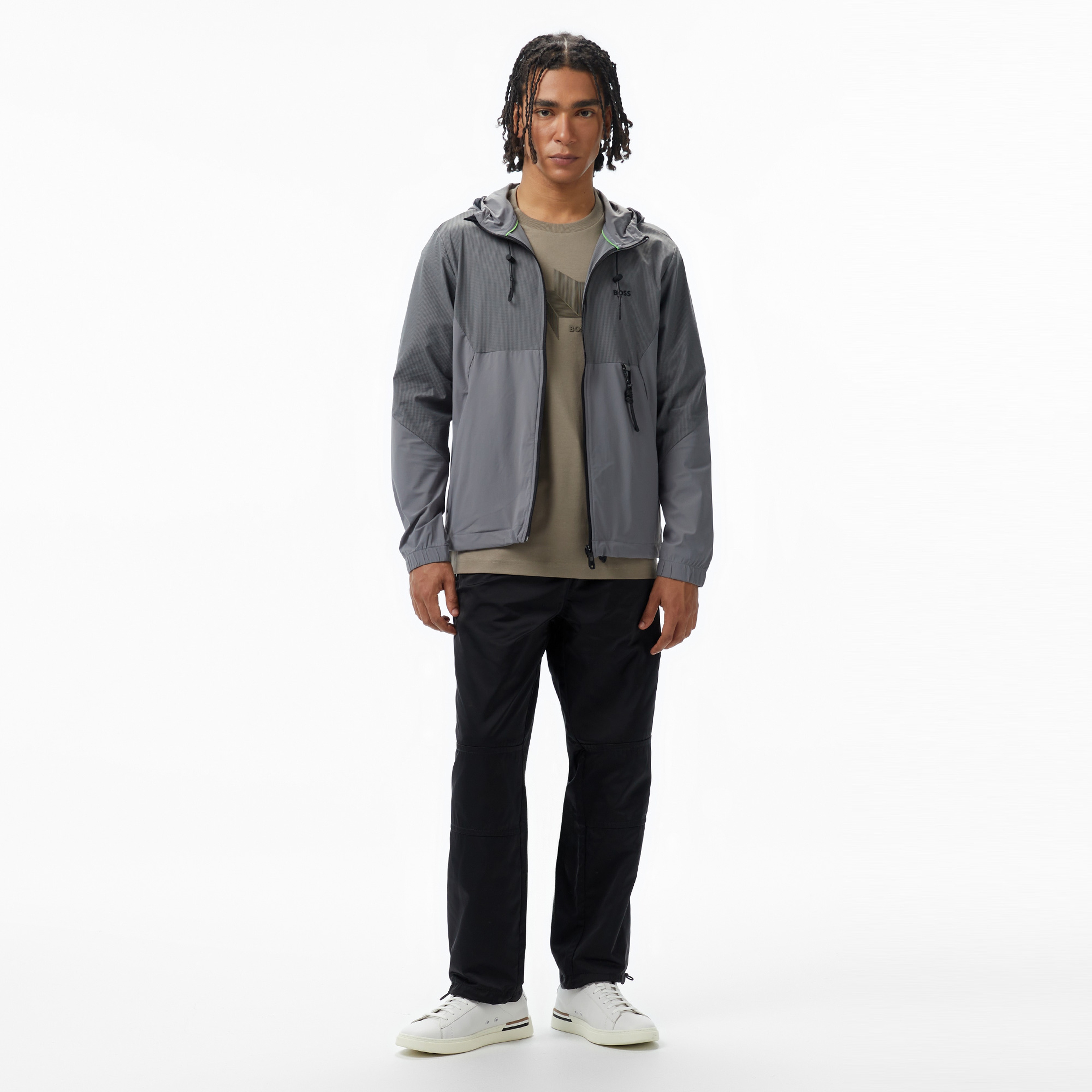 Boss Erkek Bej Sweatshirt